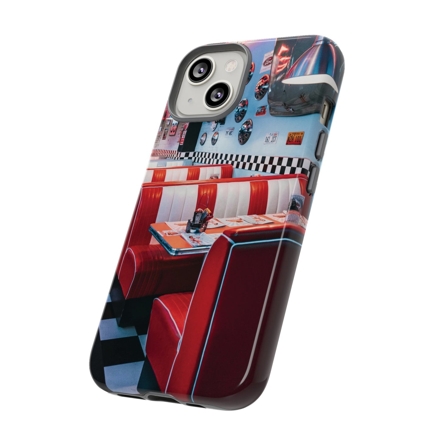 Diner Wallpaper Phone Case | iPhone 15 Plus/ Pro, 14, 13, 12| Google Pixel 7, Pro, 5| Samsung Galaxy S23 All Major Phone Models