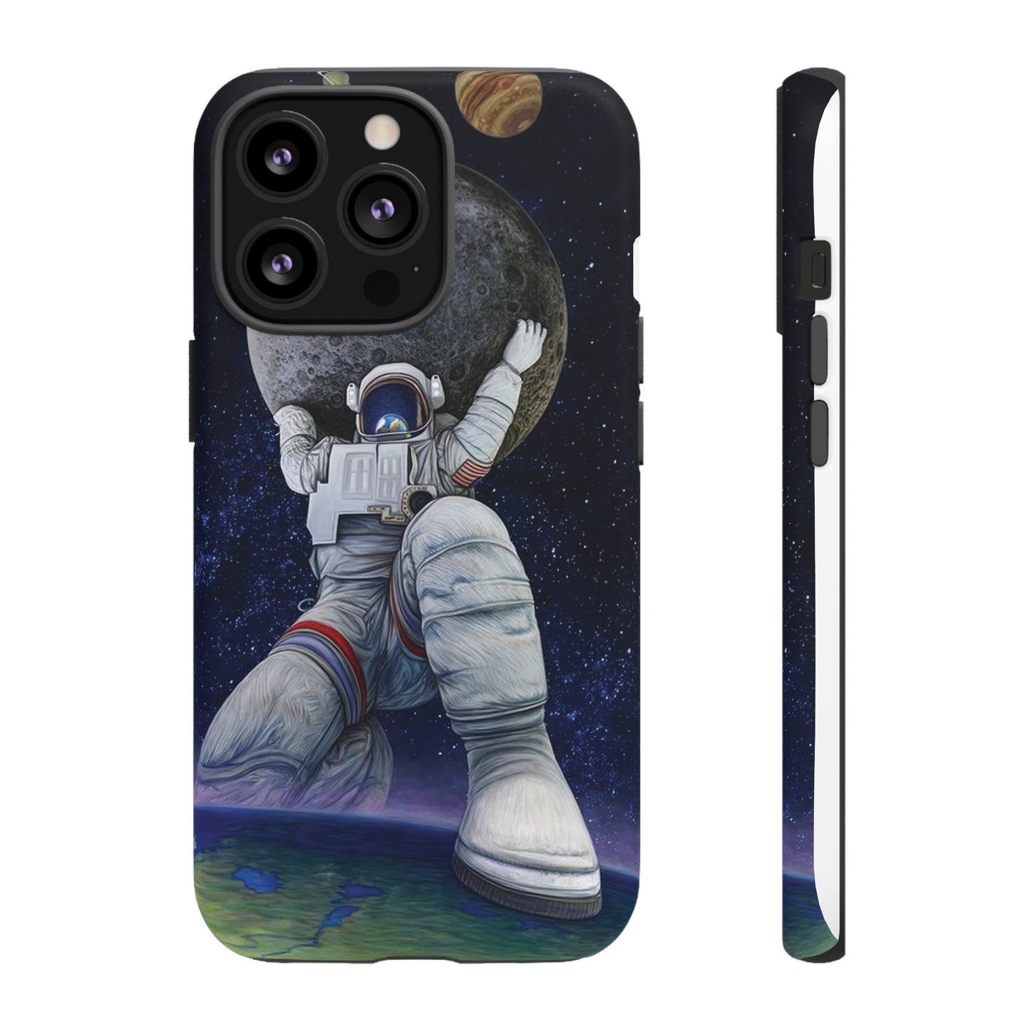 Astronaut Holding The Moon Phone Case | iPhone 15 Plus/ Pro, 14, 13, 12| Google Pixel 7, Pro, 5| Samsung Galaxy S23 All Major Phone Models