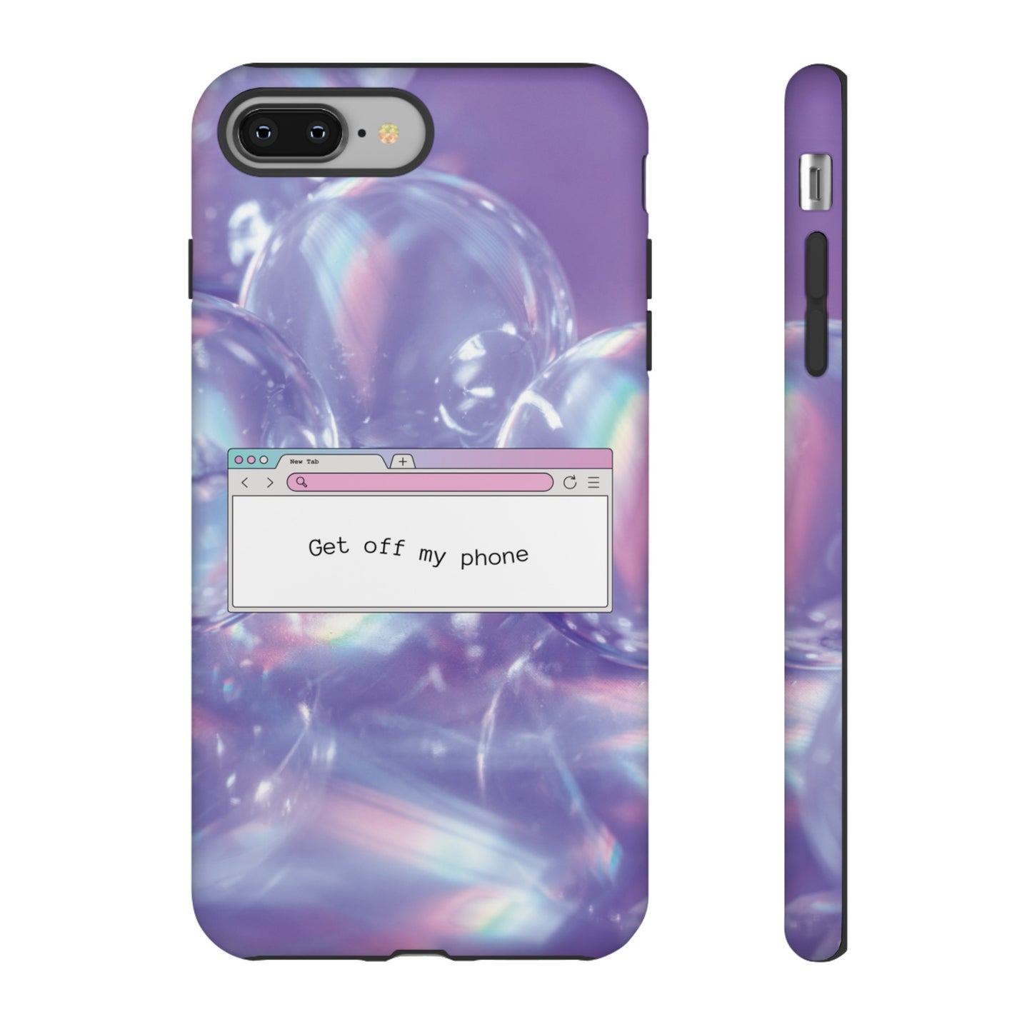 Get Off My Phone Wallpaper Phone Case | iPhone 15 Plus/ Pro, 14, 13, 12| Google Pixel 7, Pro, 5| Samsung Galaxy S23 All Major Phone Models