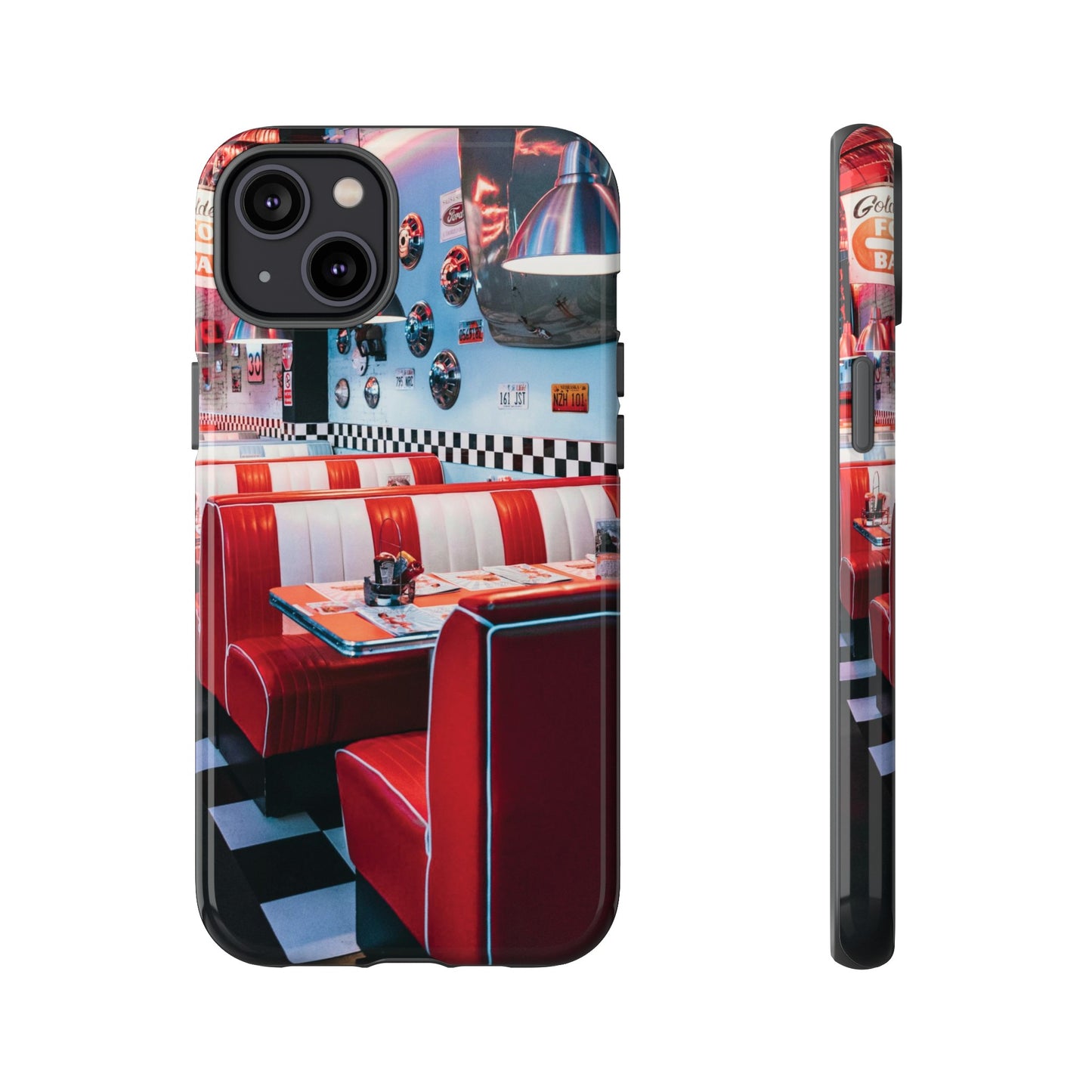 Diner Wallpaper Phone Case | iPhone 15 Plus/ Pro, 14, 13, 12| Google Pixel 7, Pro, 5| Samsung Galaxy S23 All Major Phone Models