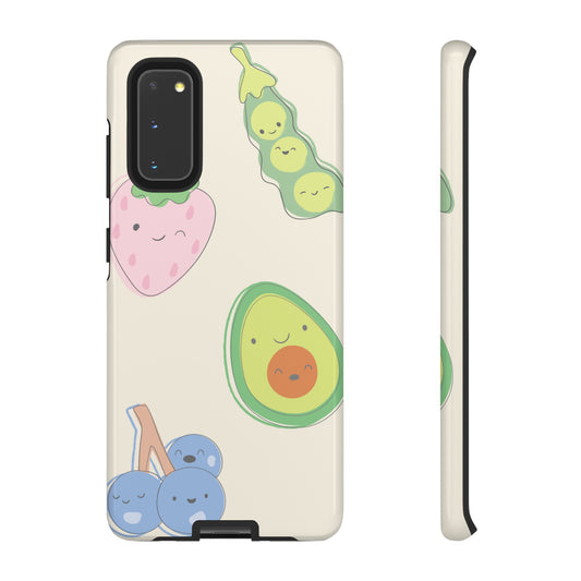 Happy Food Wallpaper Phone Case | iPhone 15 Plus/ Pro, 14, 13, 12| Google Pixel 7, Pro, 5| Samsung Galaxy S23 All Major Phone Models