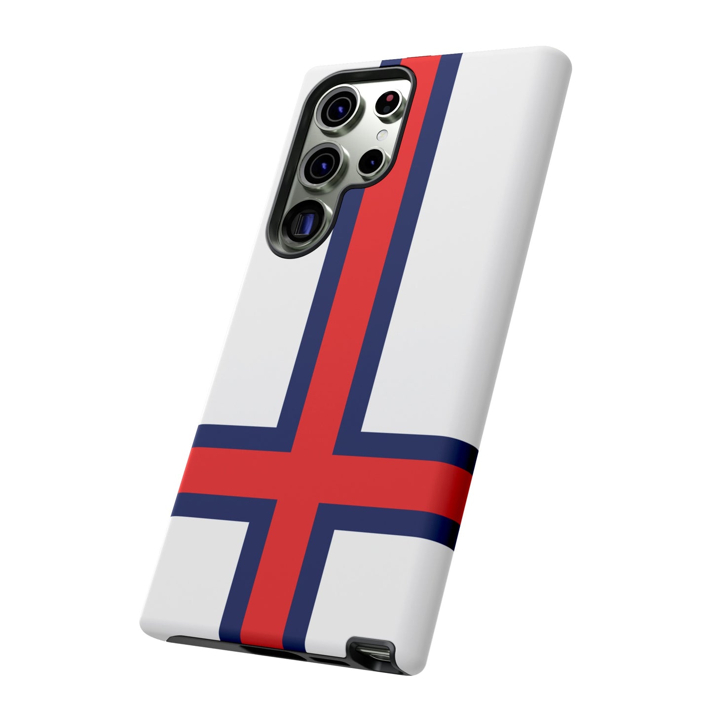 Faroe Island Denmark Flag Phone Case | iPhone 15 Plus/ Pro, 14, 13, 12| Google Pixel 7, Pro, 5| Samsung Galaxy S23 All Major Phone Models