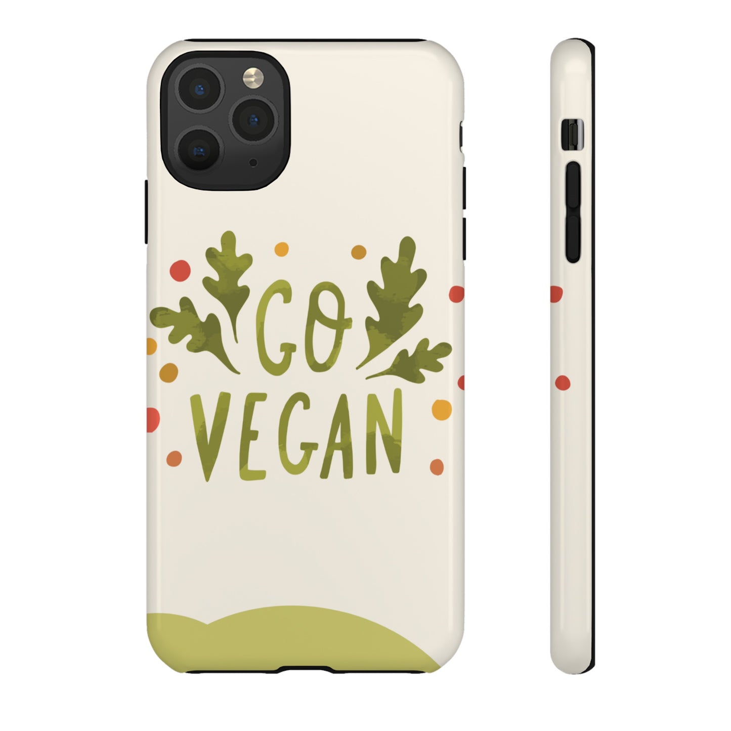 Go Vegan Wallpaper Phone Case | iPhone 15 Plus/ Pro, 14, 13, 12| Google Pixel 7, Pro, 5| Samsung Galaxy S23 All Major Phone Models