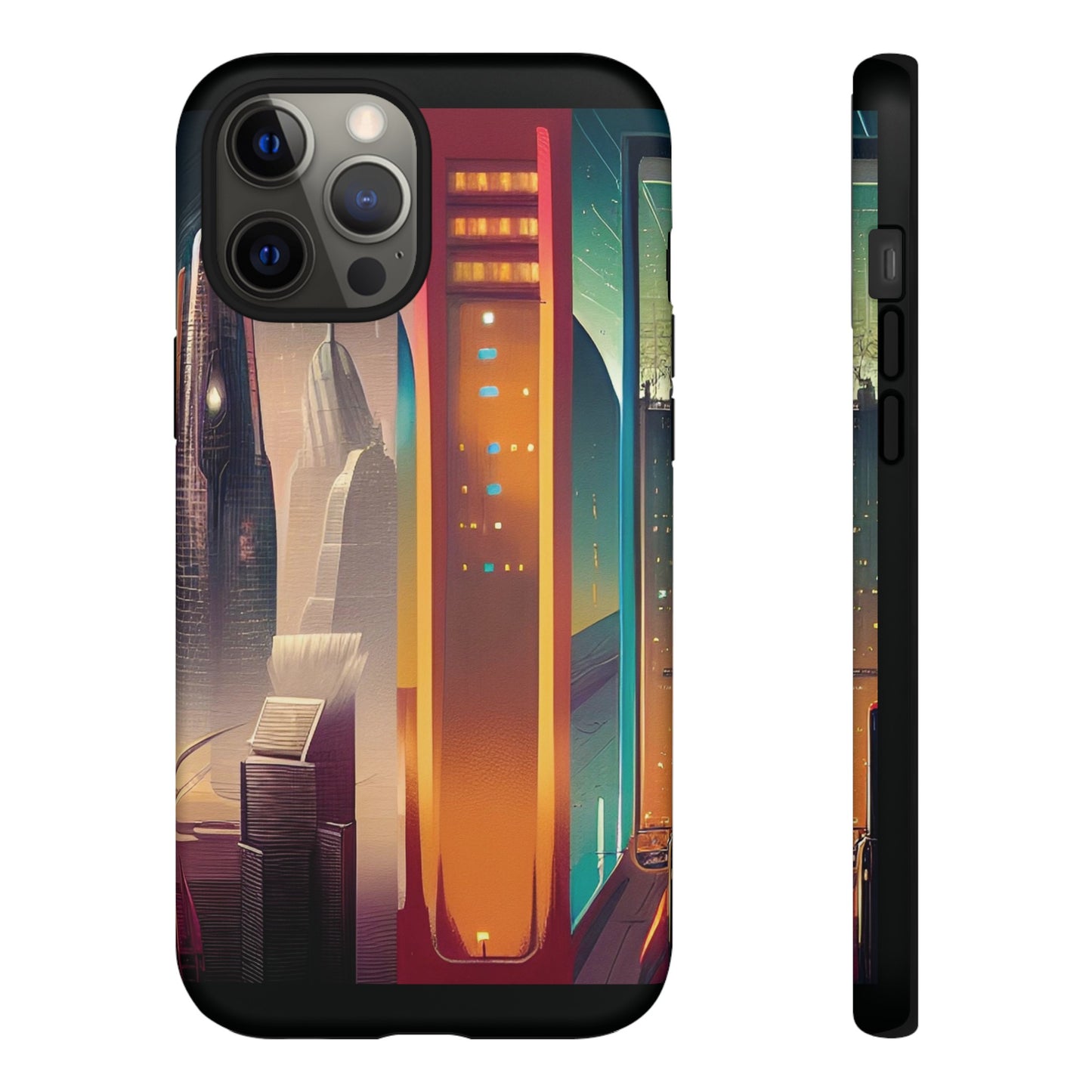 Sci-Fi  Buildings Wallpaper Phone Case | iPhone 15 Plus/ Pro, 14, 13, 12| Google Pixel 7, Pro, 5| Samsung Galaxy S23 All Major Phone Models