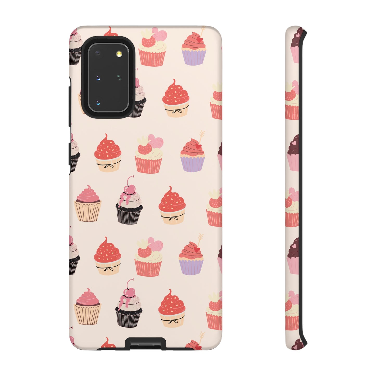 Cupcake Collage Wallpaper Phone Case | iPhone 15 Plus/ Pro, 14, 13, 12| Google Pixel 7, Pro, 5| Samsung Galaxy S23 All Major Phone Models