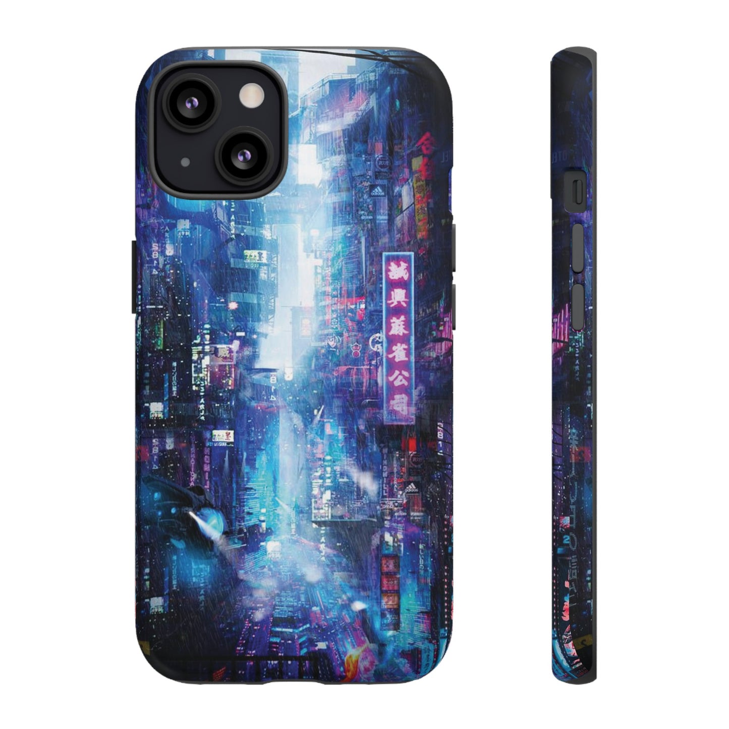 Night Life Futuristic City Wallpaper Phone Case | iPhone 15 Plus/ Pro, 14, 13, 12| Google Pixel 7, Pro, 5| Samsung Galaxy S23 All Major Phone Models