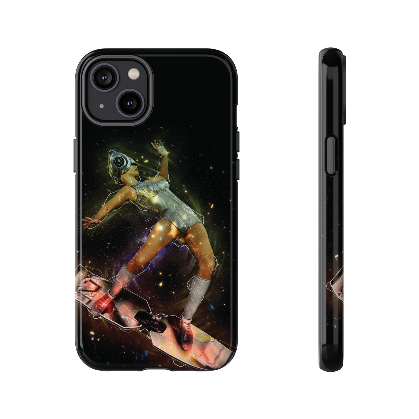 Sci-Fi Skateboard Wallpaper Phone Case | iPhone 15 Plus/ Pro, 14, 13, 12| Google Pixel 7, Pro, 5| Samsung Galaxy S23 All Major Phone Models