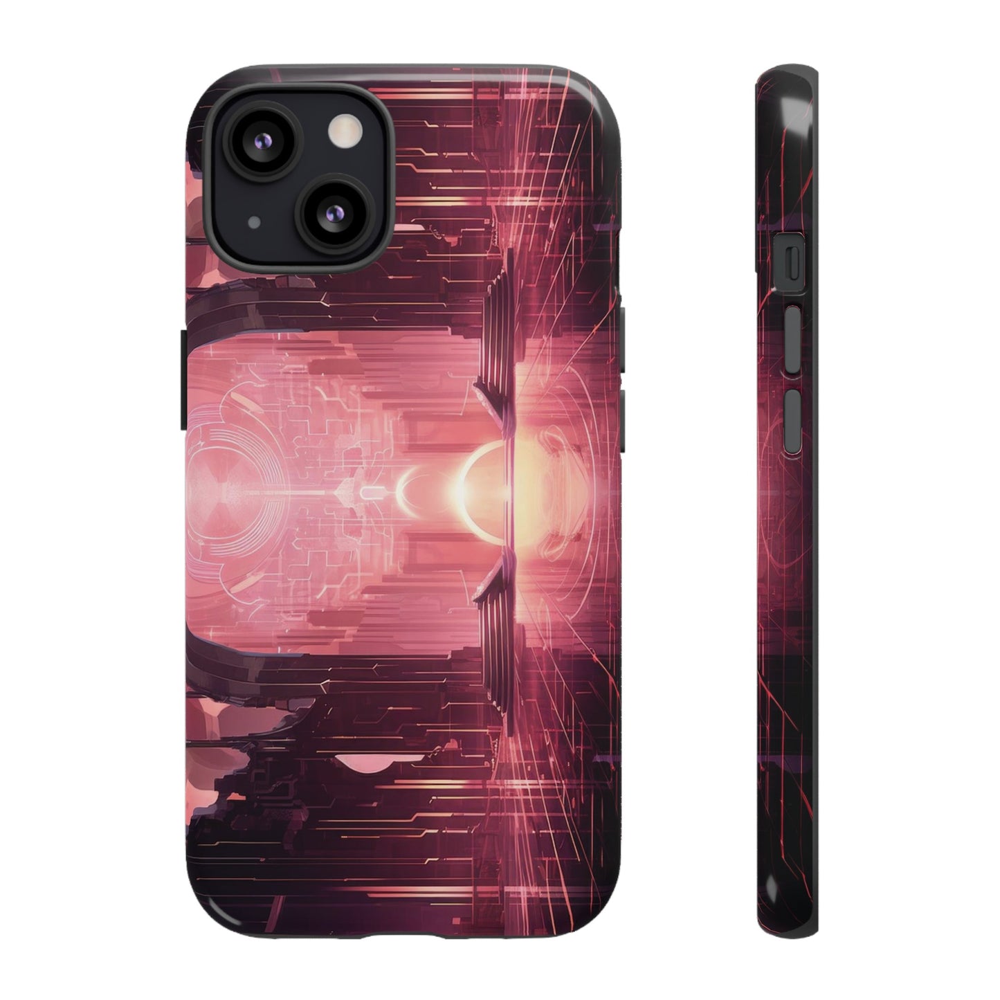 Sci-Fi Hall Wallpaper Phone Case | iPhone 15 Plus/ Pro, 14, 13, 12| Google Pixel 7, Pro, 5| Samsung Galaxy S23 All Major Phone Models