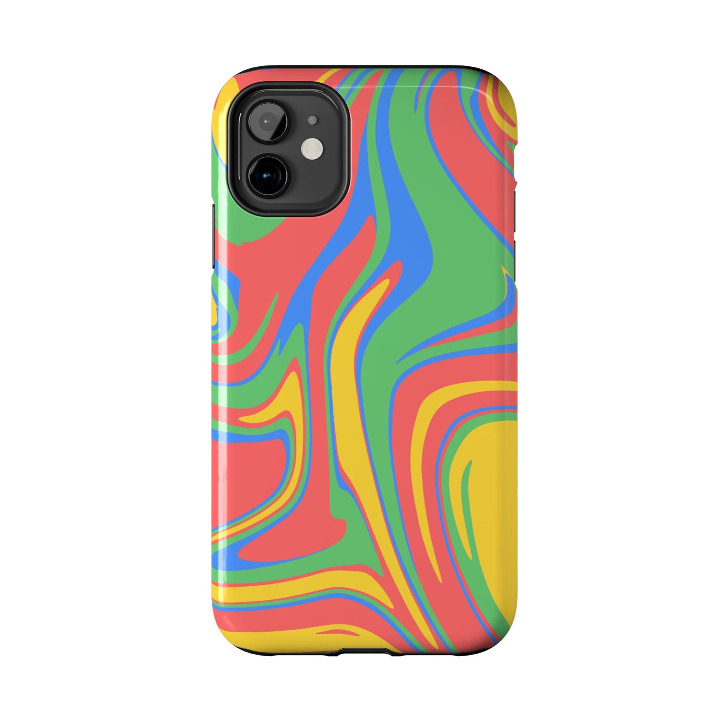 Colourful Marble Phone Case | iPhone 15 Plus/ Pro, 14, 13, 12|