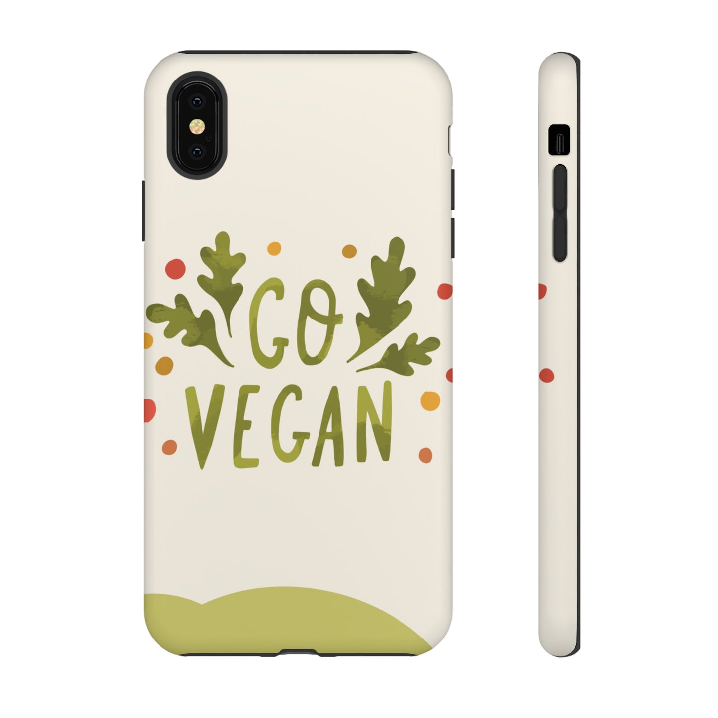 Go Vegan Wallpaper Phone Case | iPhone 15 Plus/ Pro, 14, 13, 12| Google Pixel 7, Pro, 5| Samsung Galaxy S23 All Major Phone Models