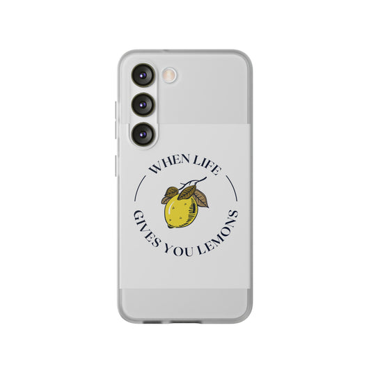 When Life Gives You Lemons Phone Case | iPhone 15 Plus/ Pro, 14, 13, 12| Samsung Galaxy S23 Models