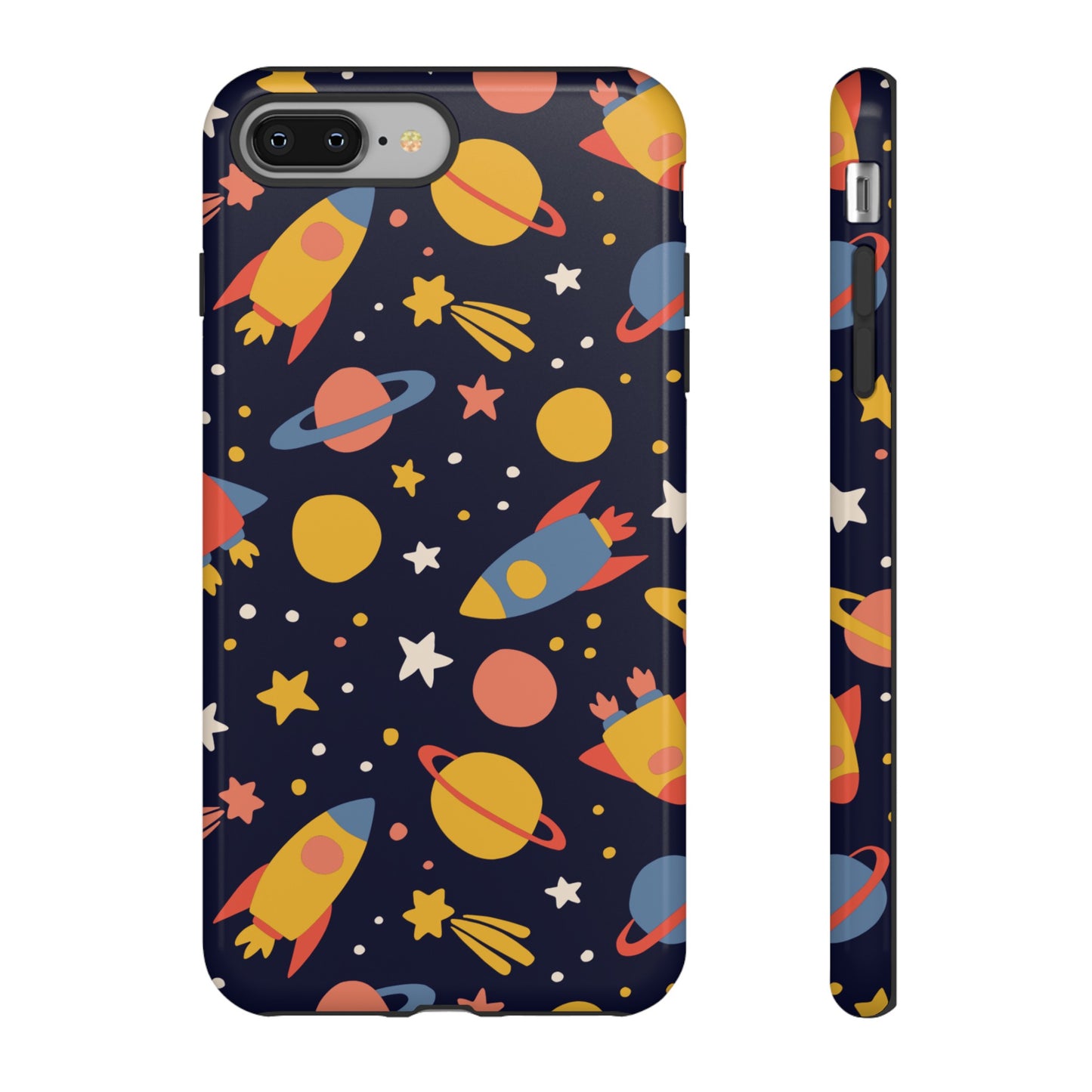 Cartoon Space Wallpaper Phone Case | iPhone 15 Plus/ Pro, 14, 13, 12| Google Pixel 7, Pro, 5| Samsung Galaxy S23 All Major Phone Models