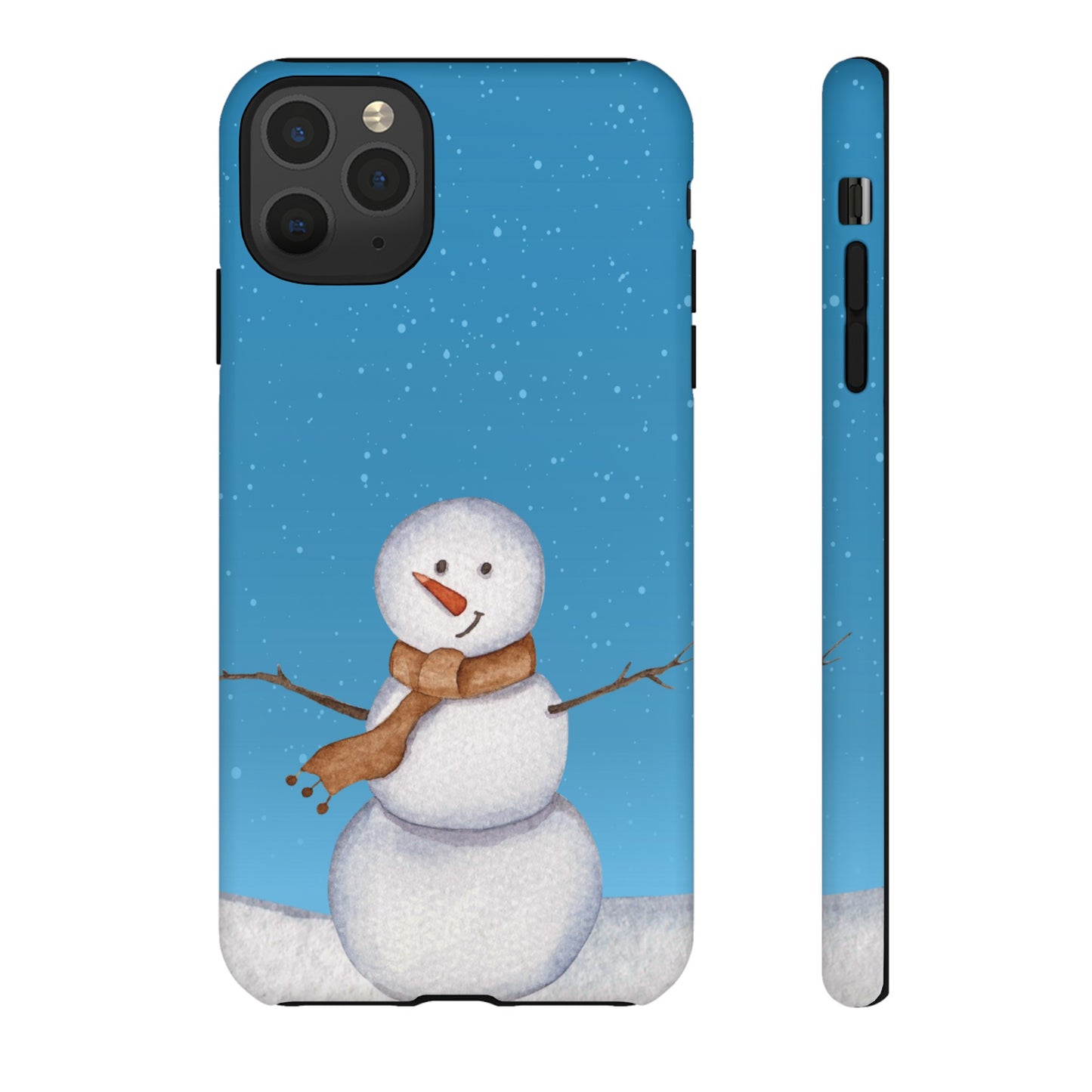 Snowman Wallpaper Phone Case | iPhone 15 Plus/ Pro, 14, 13, 12| Google Pixel 7, Pro, 5| Samsung Galaxy S23 All Major Phone Models