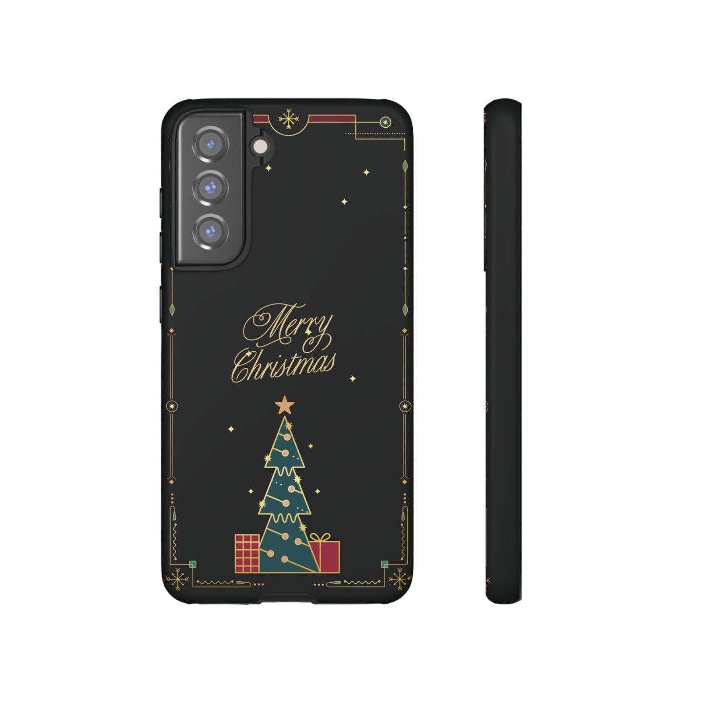 Christmas Tree Wallpaper Phone Case | iPhone 15 Plus/ Pro, 14, 13, 12| Google Pixel 7, Pro, 5| Samsung Galaxy S23 All Major Phone Models