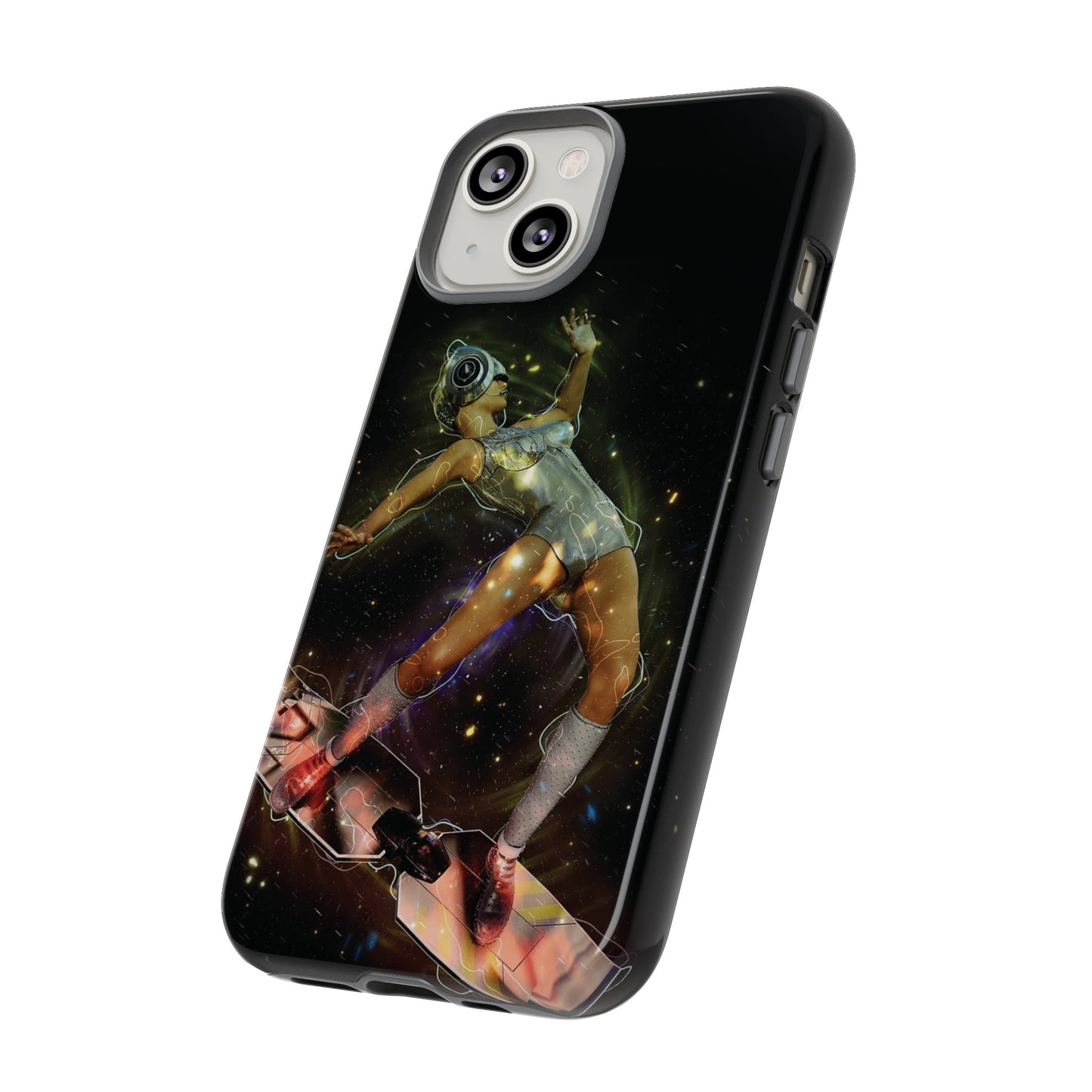 Sci-Fi Skateboard Wallpaper Phone Case | iPhone 15 Plus/ Pro, 14, 13, 12| Google Pixel 7, Pro, 5| Samsung Galaxy S23 All Major Phone Models