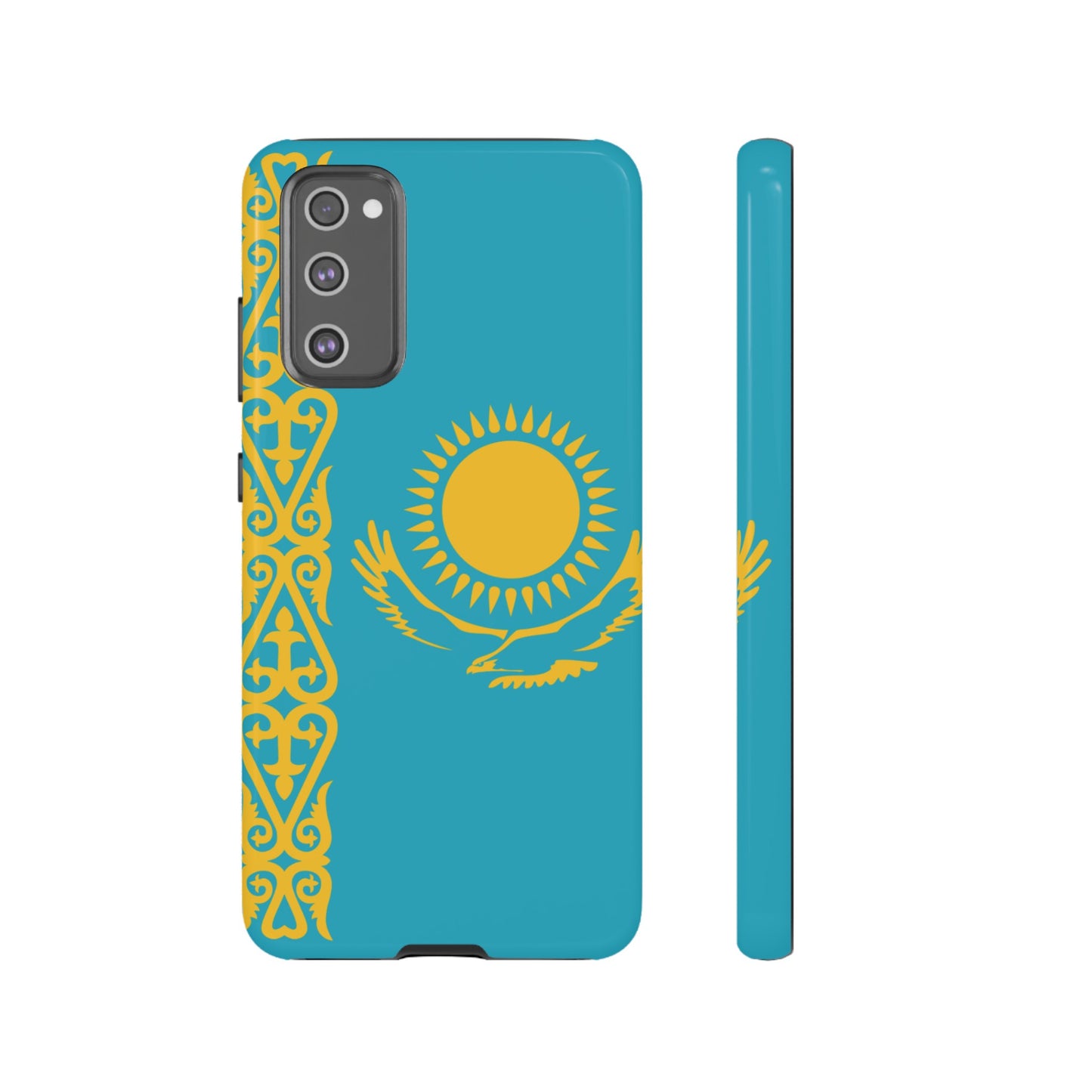 Kazakhstan Flag Phone Case | iPhone 15 Plus/ Pro, 14, 13, 12| Google Pixel 7, Pro, 5| Samsung Galaxy S23 All Major Phone Models