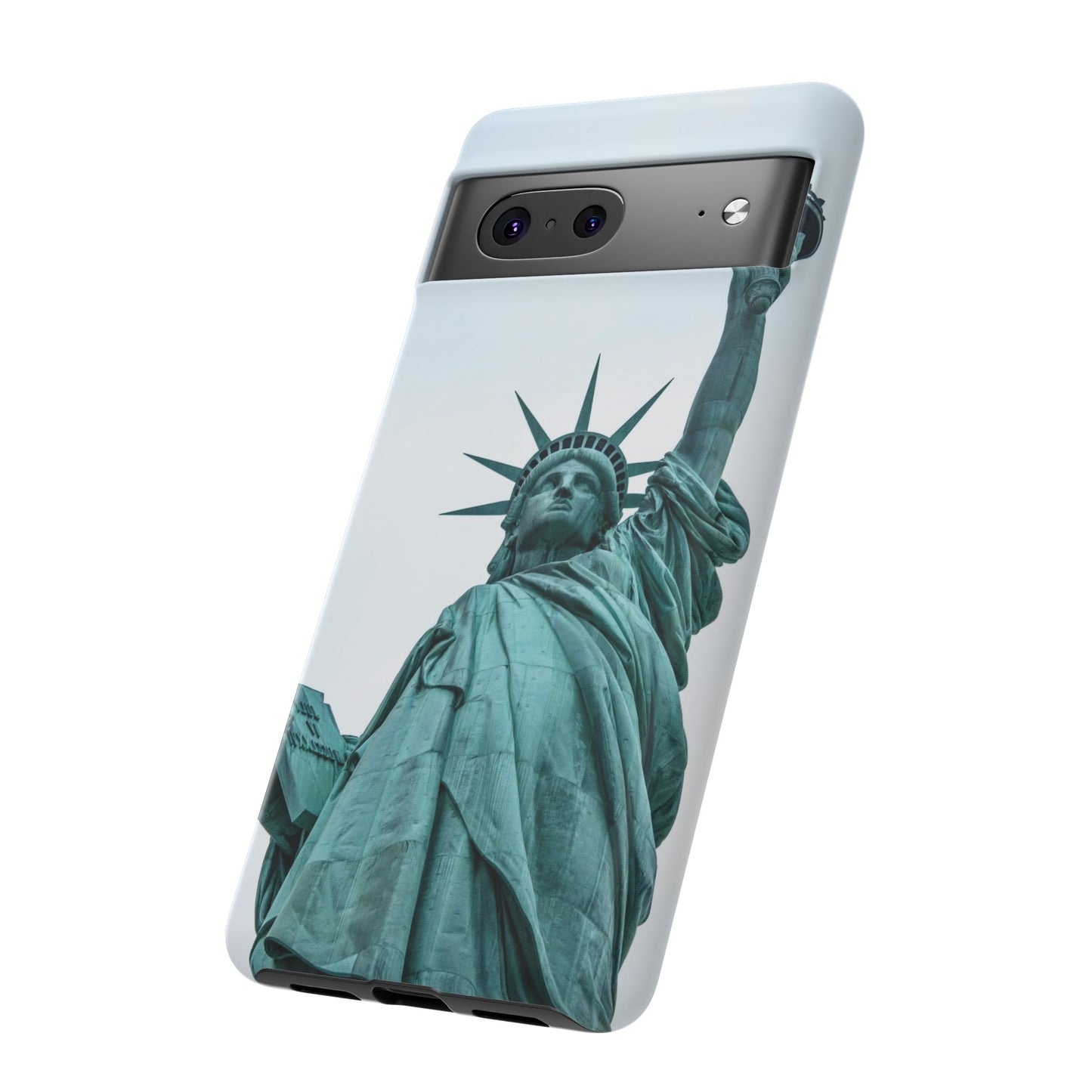 Statue of Liberty Wallpaper Phone Case | iPhone 15 Plus/ Pro, 14, 13, 12| Google Pixel 7, Pro, 5| Samsung Galaxy S23 All Major Phone Models