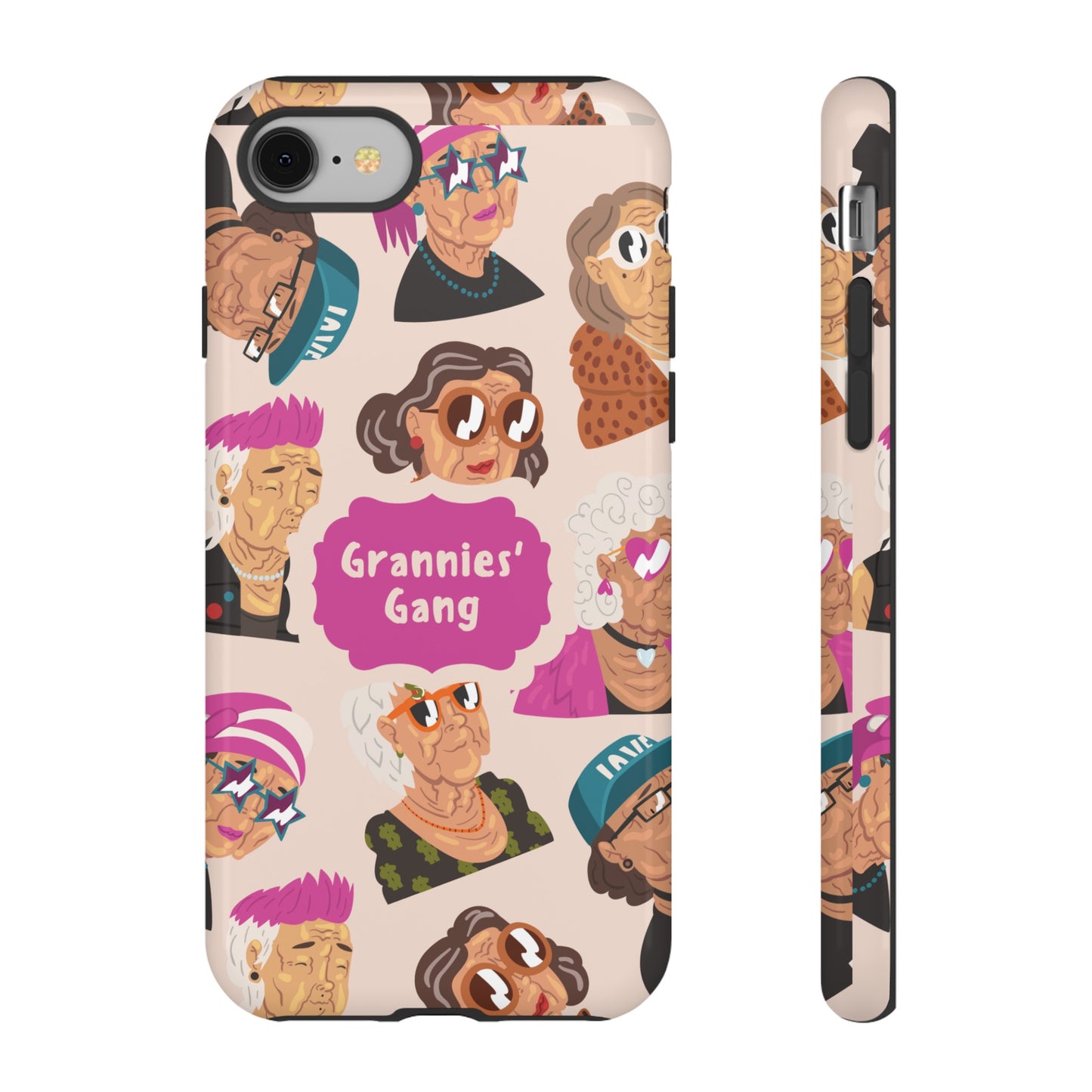 Grannies' Gang Wallpaper Phone Case | iPhone 15 Plus/ Pro, 14, 13, 12| Google Pixel 7, Pro, 5| Samsung Galaxy S23 All Major Phone Models