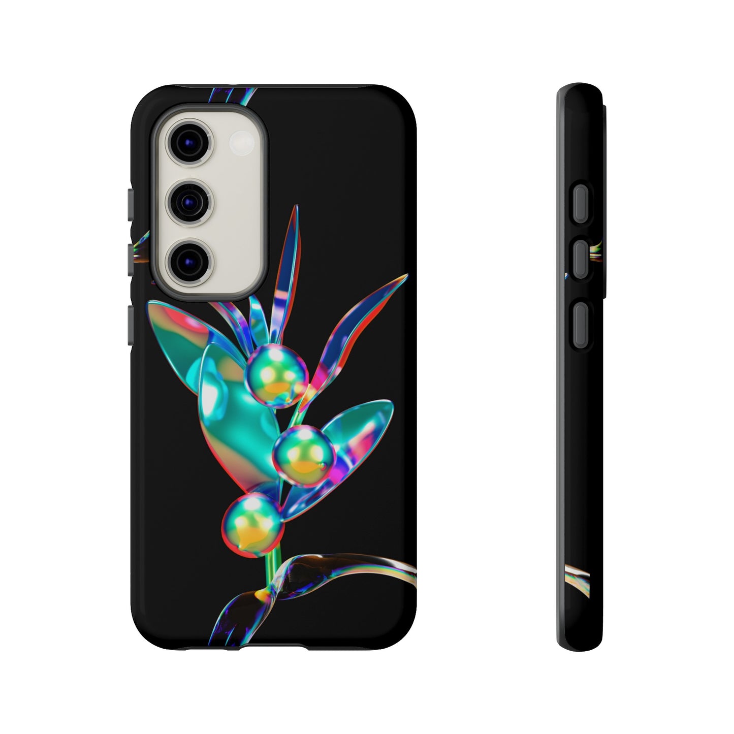 Psychedelic Flower Wallpaper Phone Case | iPhone 15 Plus/ Pro, 14, 13, 12| Google Pixel 7, Pro, 5| Samsung Galaxy S23 All Major Phone Models