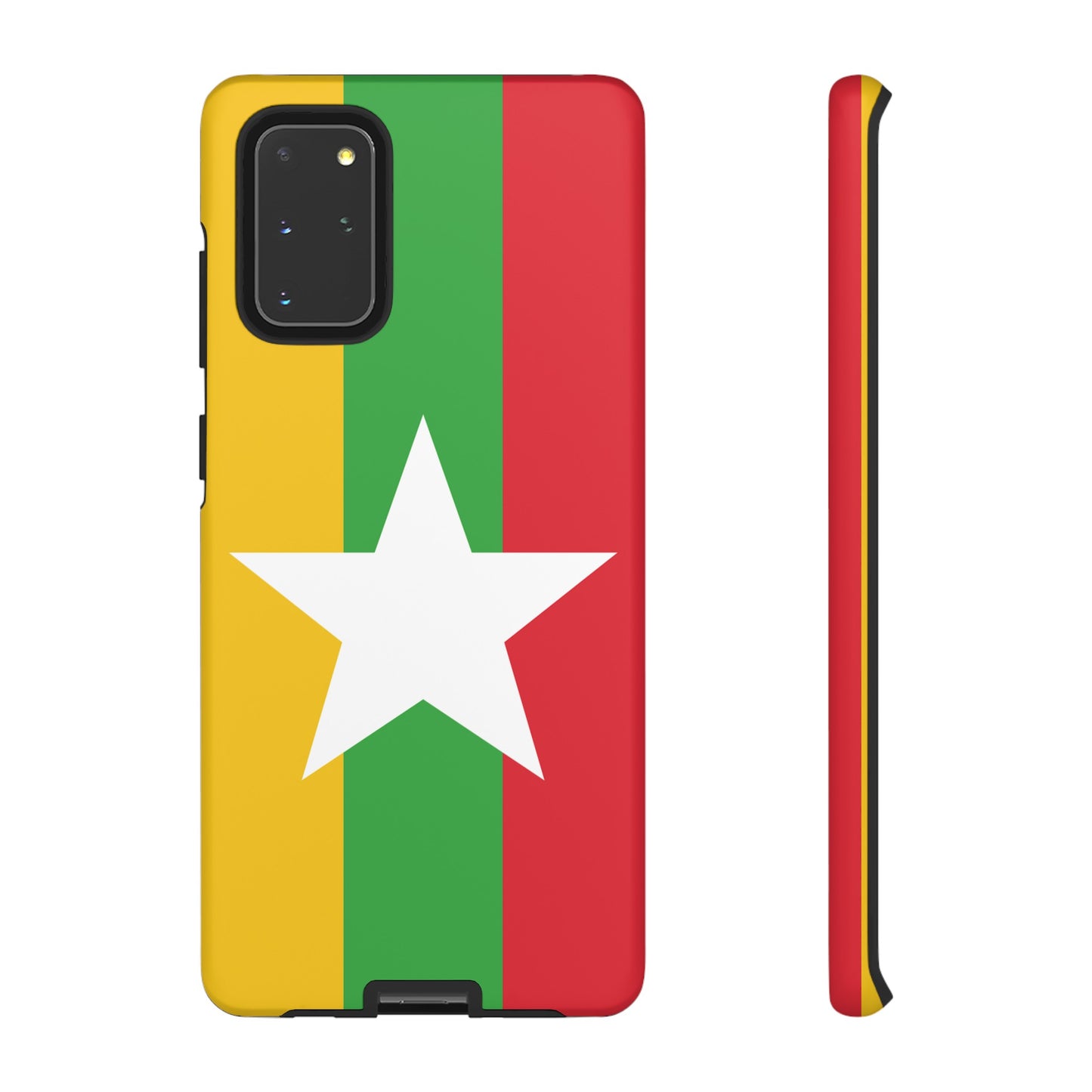 Myanmar Flag Phone Case | iPhone 15 Plus/ Pro, 14, 13, 12| Google Pixel 7, Pro, 5| Samsung Galaxy S23 All Major Phone Models