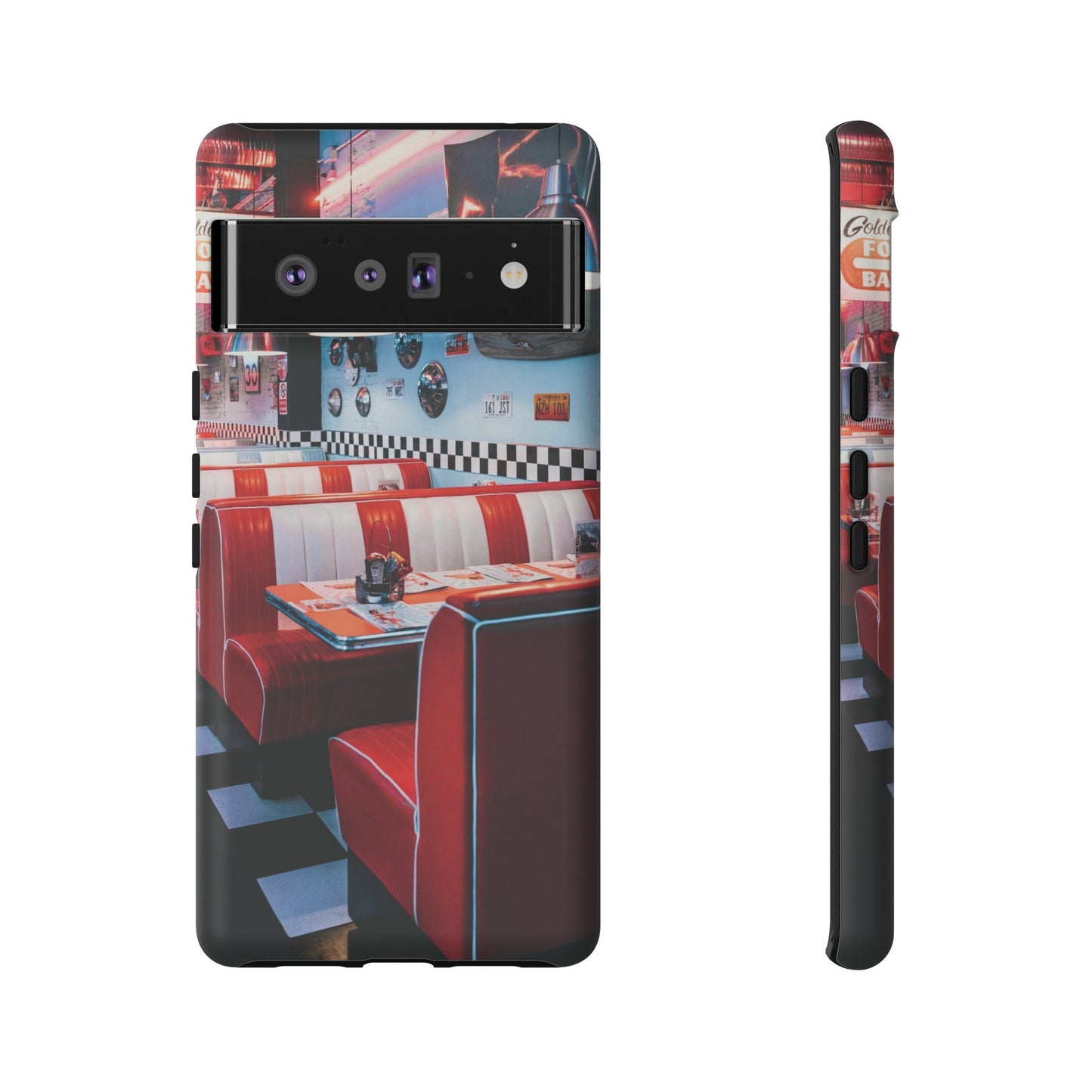 Diner Wallpaper Phone Case | iPhone 15 Plus/ Pro, 14, 13, 12| Google Pixel 7, Pro, 5| Samsung Galaxy S23 All Major Phone Models