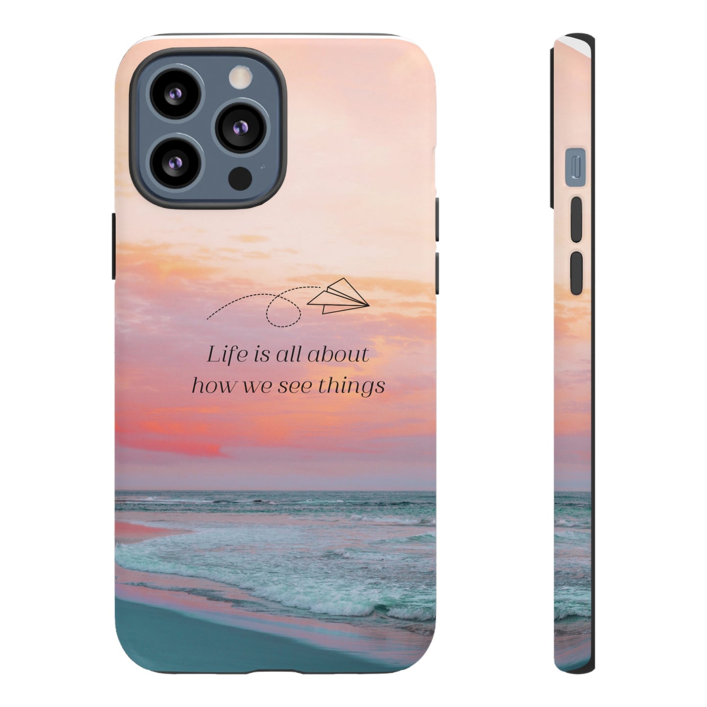 Thoughts at Sunset Phone Case | iPhone 15 Plus/ Pro, 14, 13, 12| Google Pixel 7, Pro, 5| Samsung Galaxy S23 All Major Phone Models