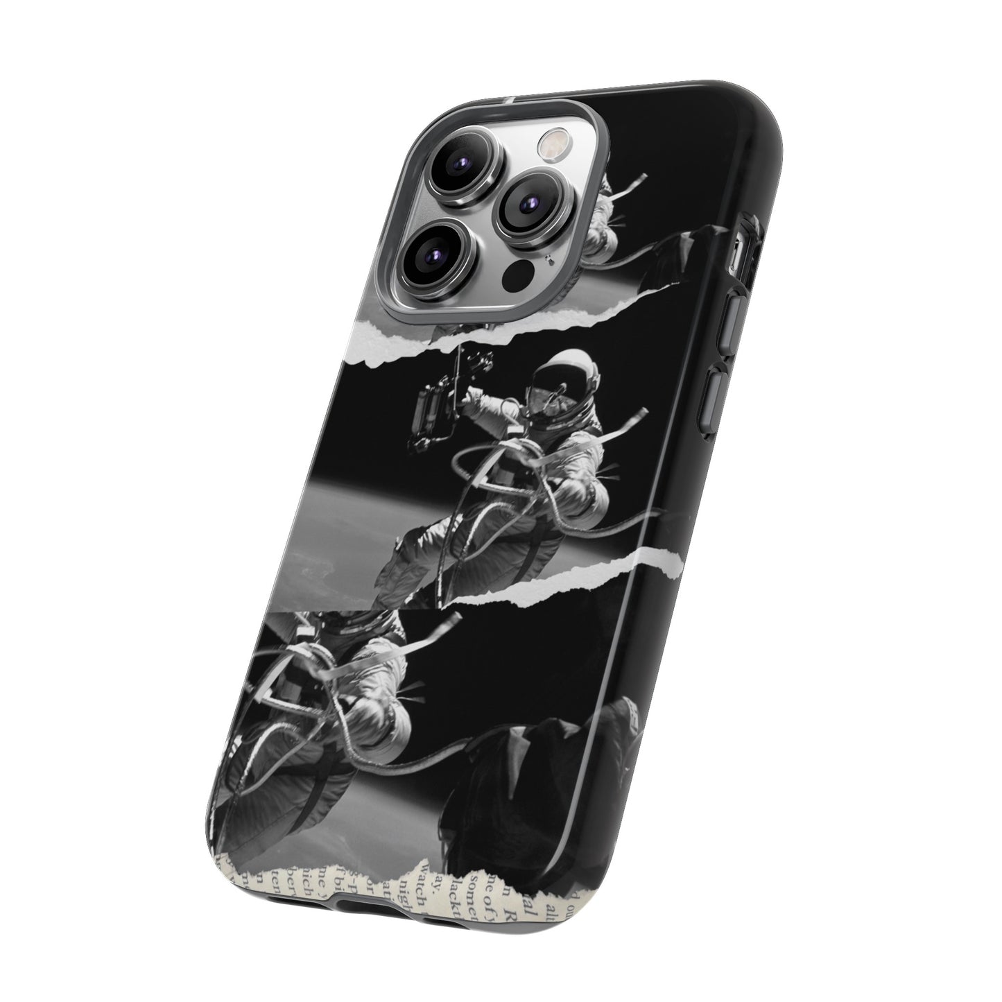 Astronaut Collage Phone Case | iPhone 15 Plus/ Pro, 14, 13, 12| Google Pixel 7, Pro, 5| Samsung Galaxy S23 All Major Phone Models