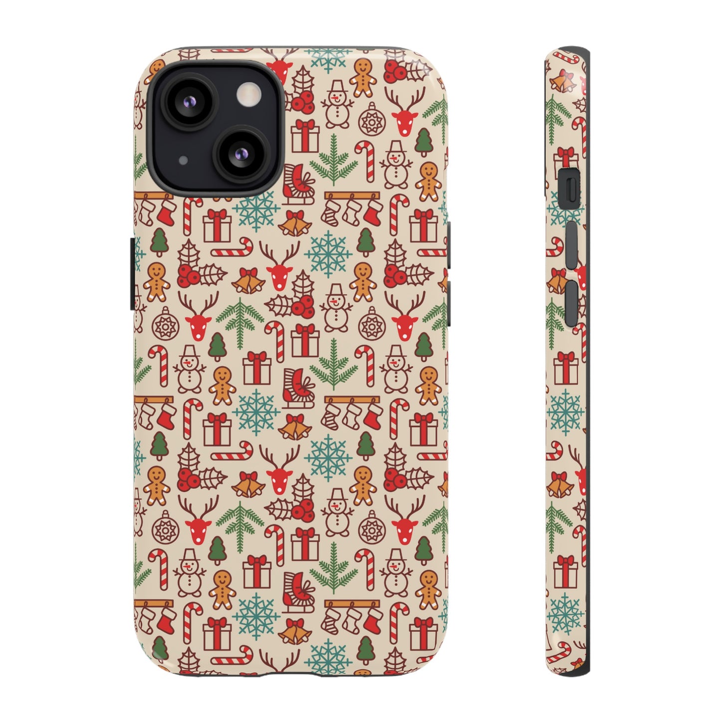 Collage Christmas Wallpaper Phone Case | iPhone 15 Plus/ Pro, 14, 13, 12| Google Pixel 7, Pro, 5| Samsung Galaxy S23 All Major Phone Models