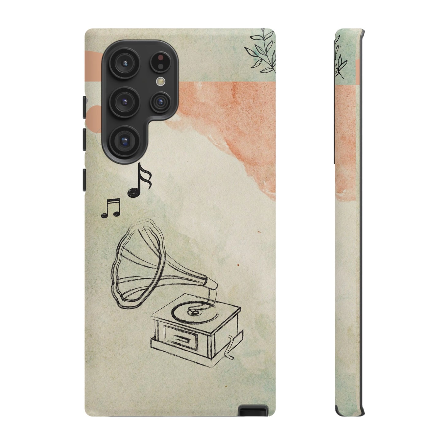 Record Player Wallpaper Phone Case | iPhone 15 Plus/ Pro, 14, 13, 12| Google Pixel 7, Pro, 5| Samsung Galaxy S23 All Major Phone Models