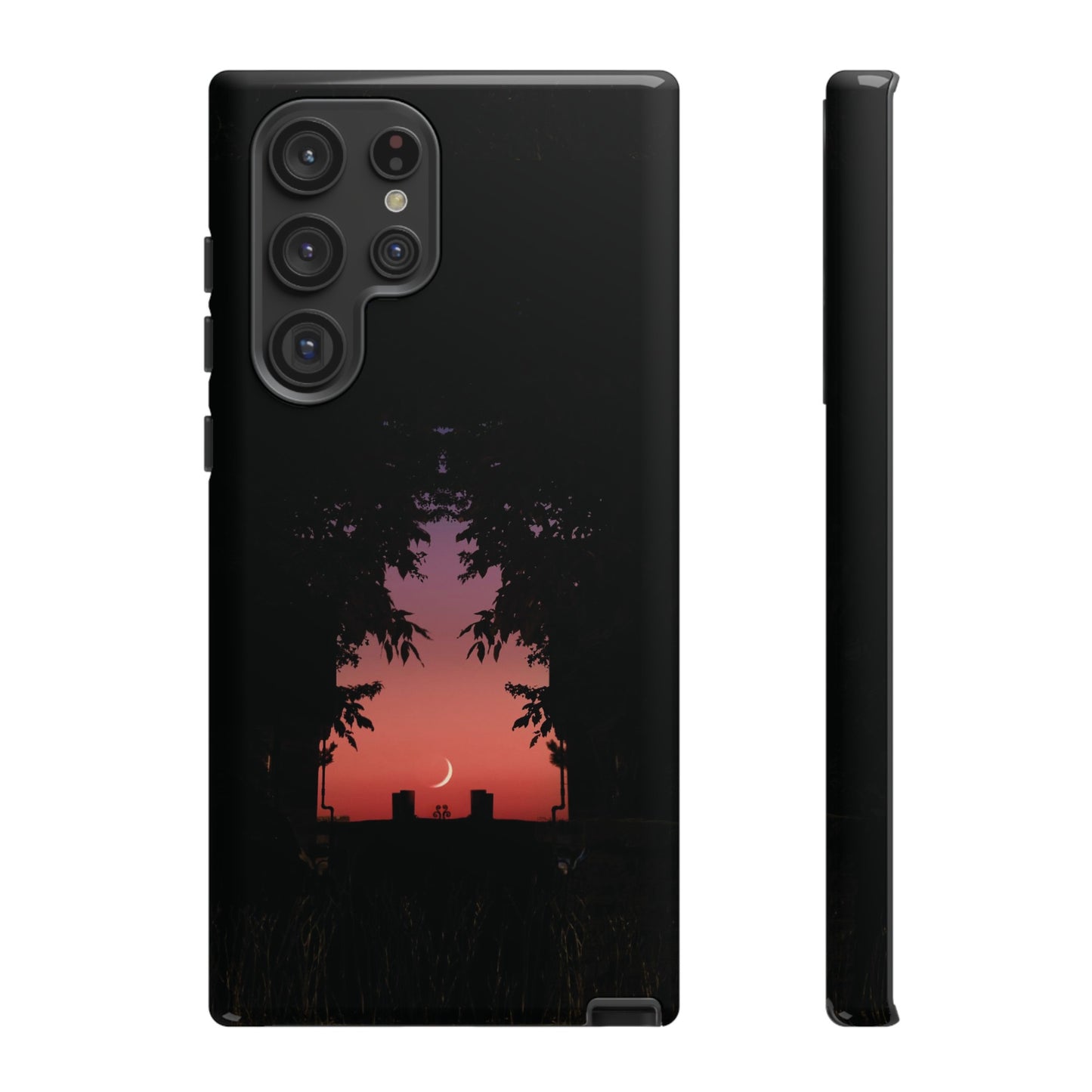 Crescent Night Wallpaper Phone Case | iPhone 15 Plus/ Pro, 14, 13, 12| Google Pixel 7, Pro, 5| Samsung Galaxy S23 All Major Phone Models