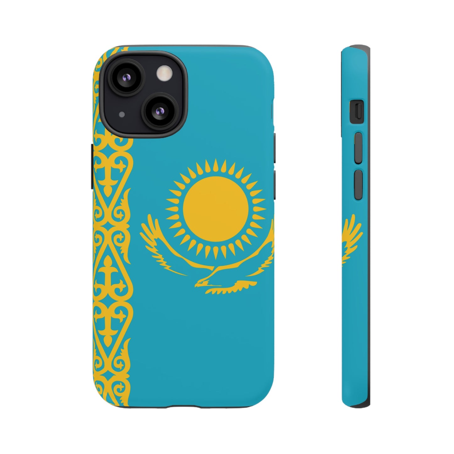 Kazakhstan Flag Phone Case | iPhone 15 Plus/ Pro, 14, 13, 12| Google Pixel 7, Pro, 5| Samsung Galaxy S23 All Major Phone Models