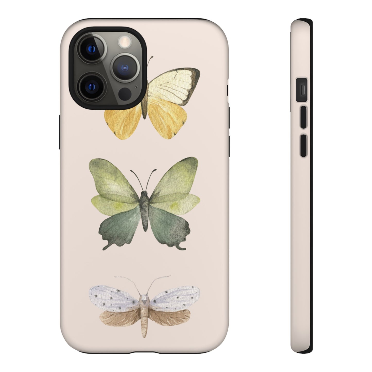 Three Butterflies Wallpaper Phone Case | iPhone 15 Plus/ Pro, 14, 13, 12| Google Pixel 7, Pro, 5| Samsung Galaxy S23 All Major Phone Models