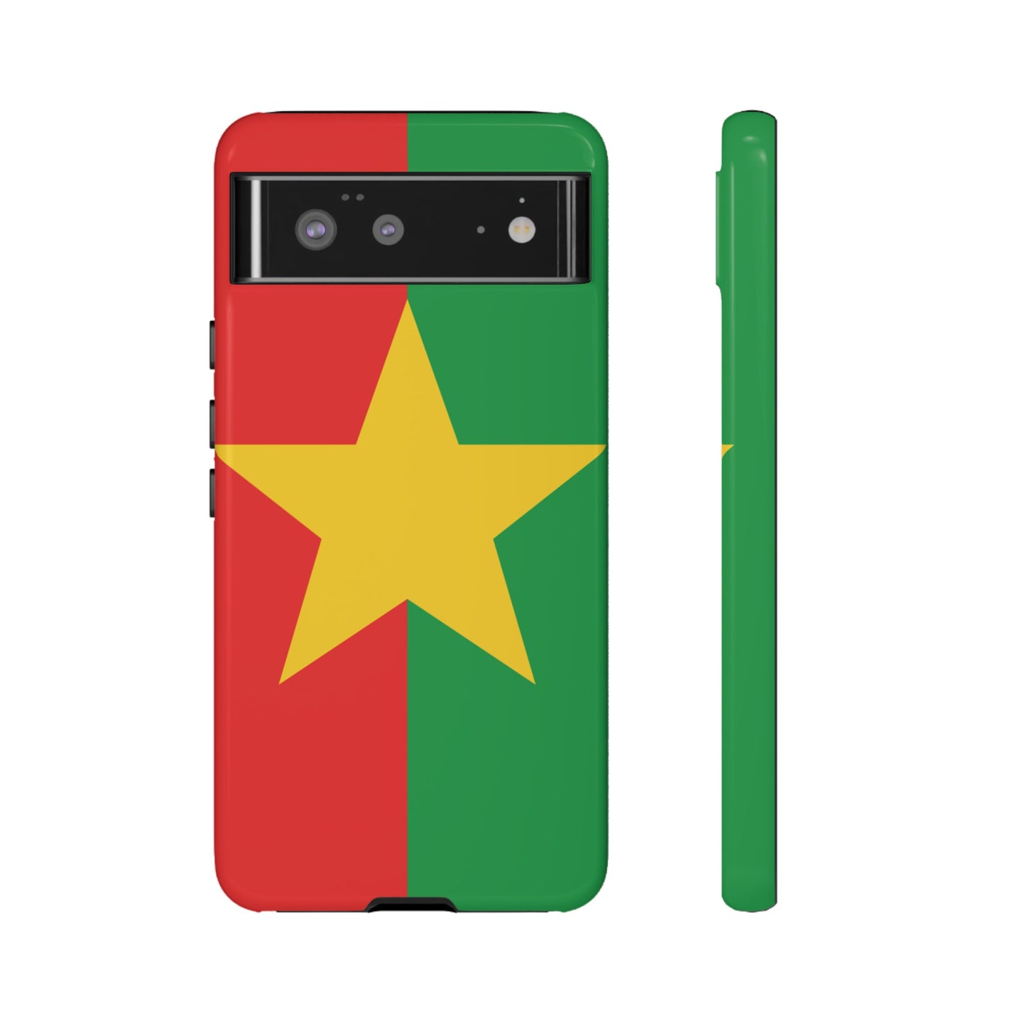 Burkina Faso Flag Phone Case | iPhone 15 Plus/ Pro, 14, 13, 12| Google Pixel 7, Pro, 5| Samsung Galaxy S23 All Major Phone Models