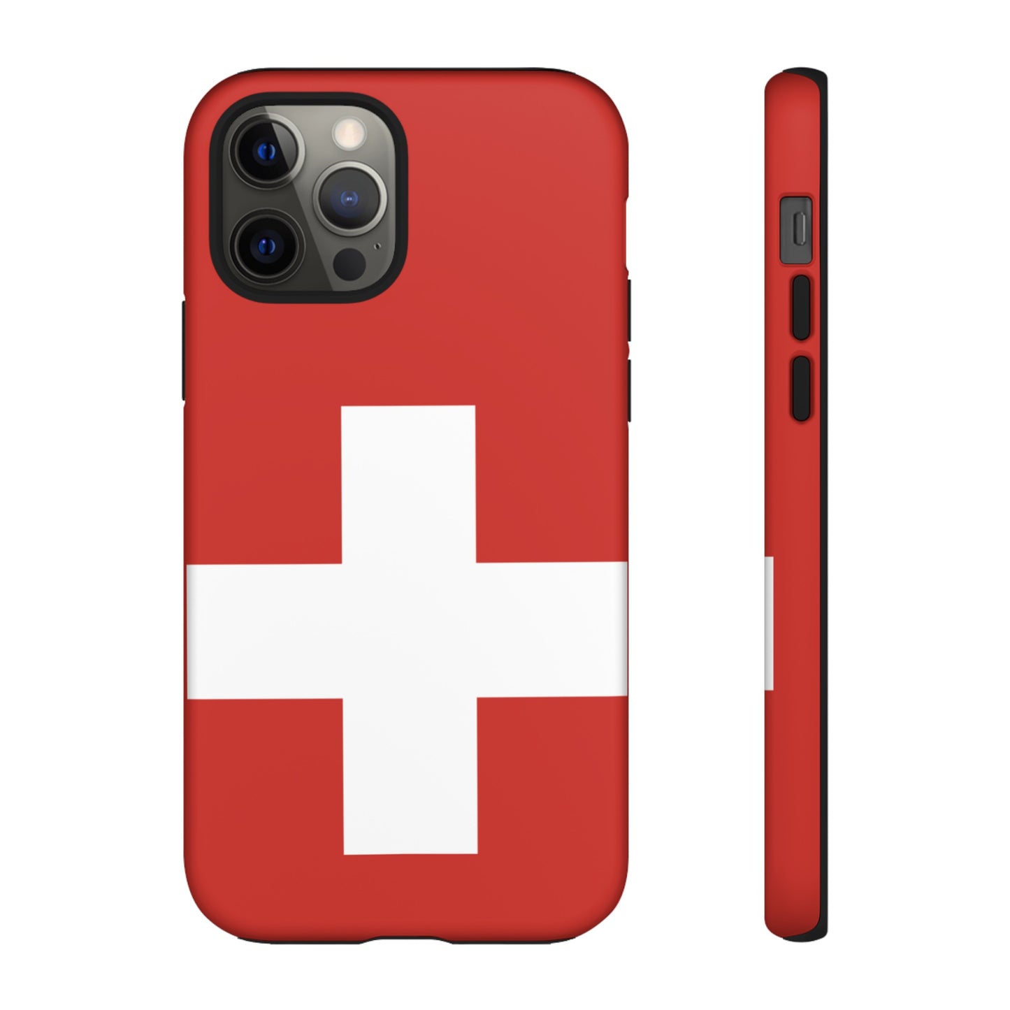 Switzerland Flag Phone Case | iPhone 15 Plus/ Pro, 14, 13, 12| Google Pixel 7, Pro, 5| Samsung Galaxy S23 All Major Phone Models