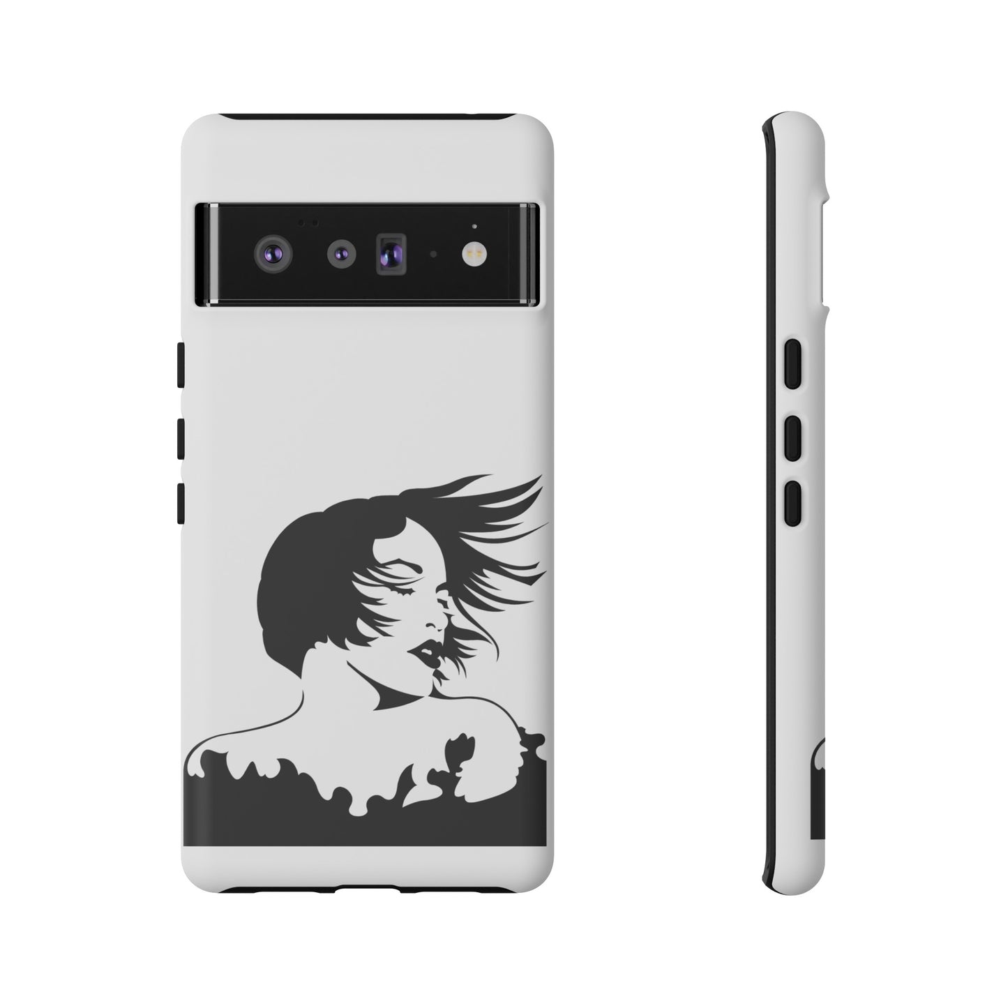 Woman In The Wind Phone Case | iPhone 15 Plus/ Pro, 14, 13, 12| Google Pixel 7, Pro, 5| Samsung Galaxy S23 All Major Phone Models