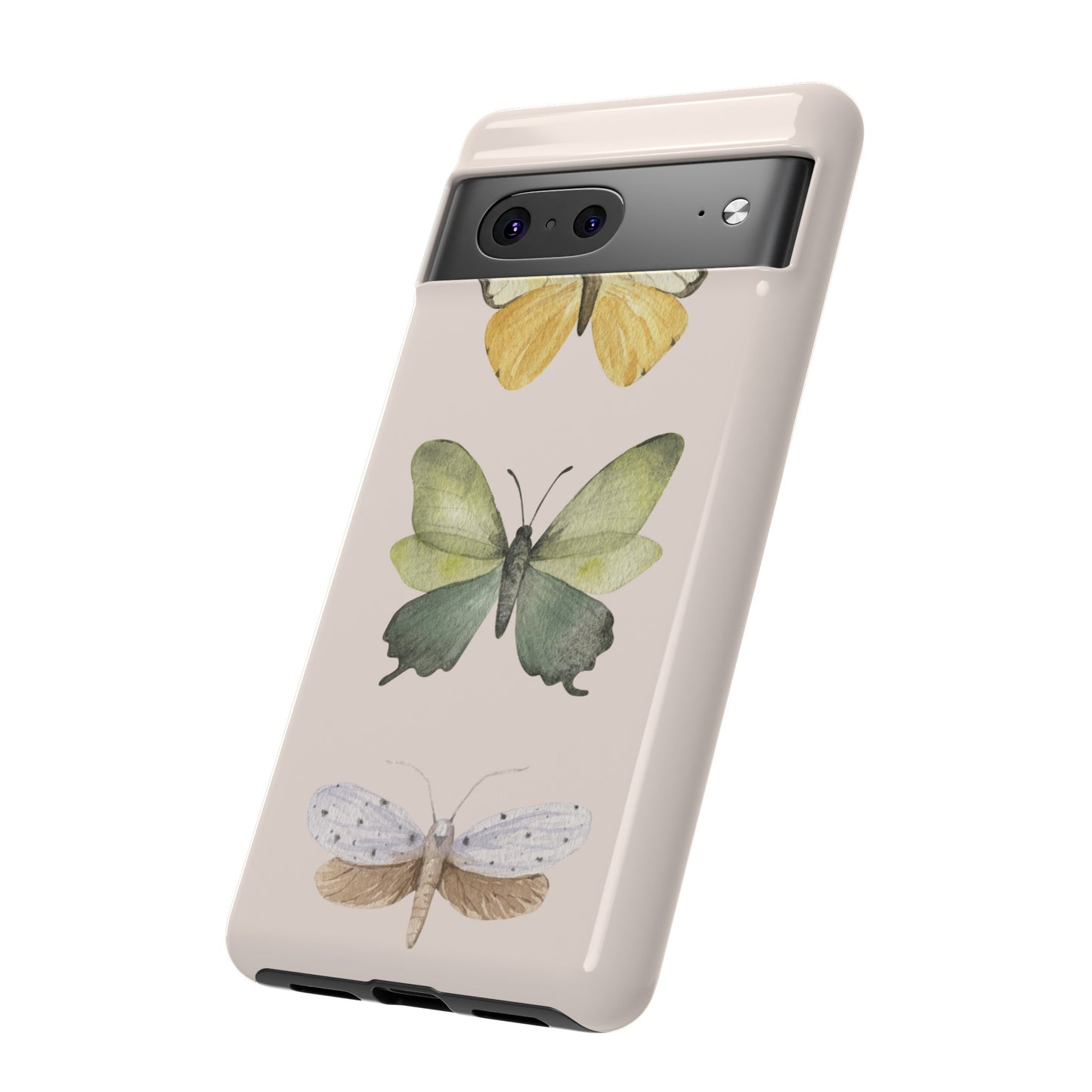 Three Butterflies Wallpaper Phone Case | iPhone 15 Plus/ Pro, 14, 13, 12| Google Pixel 7, Pro, 5| Samsung Galaxy S23 All Major Phone Models