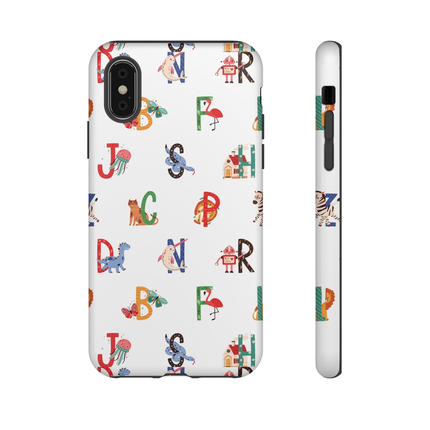 Alphabet Wallpaper Phone Case| iPhone 15 Plus/ Pro, 14, 13, 12| Google Pixel 7, Pro, 5| Samsung Galaxy S23 All Major Phone Models