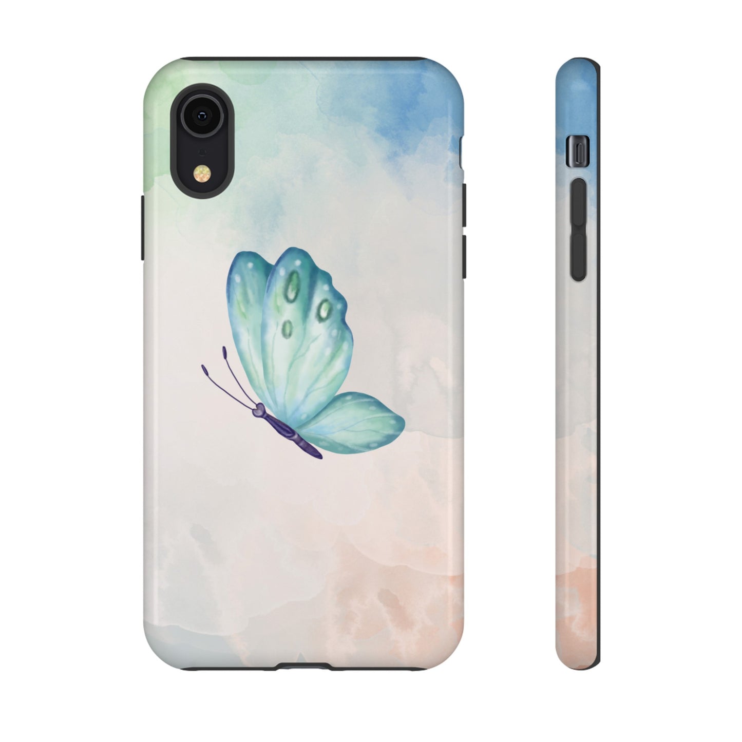 Blue Butterfly Wallpaper Phone Case  | iPhone 15 Plus/ Pro, 14, 13, 12| Google Pixel 7, Pro, 5| Samsung Galaxy S23 All Major Phone Models