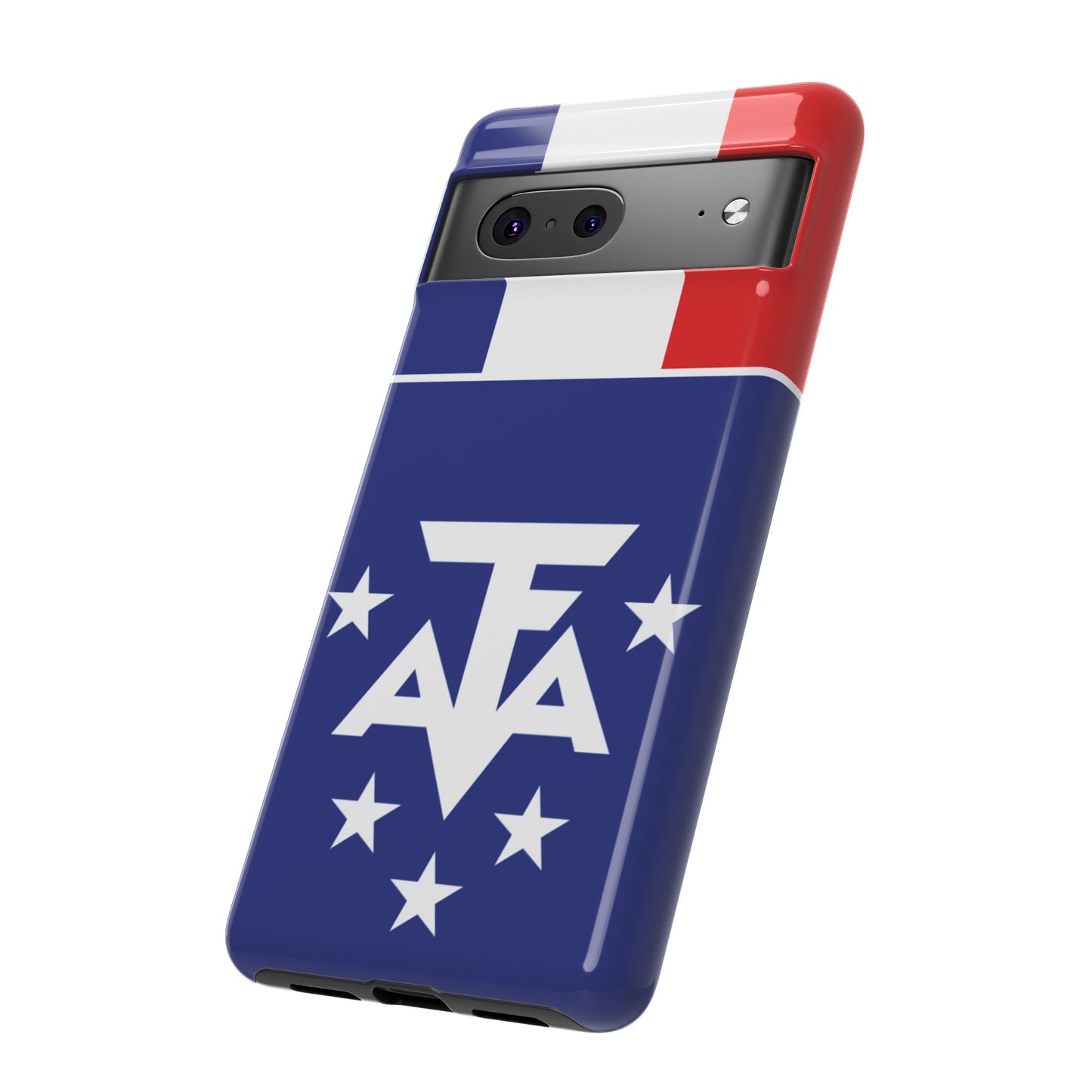 French Southern And Antarctic Lands Flag Phone Case | iPhone 15 Plus/ Pro, 14, 13, 12| Google Pixel 7, Pro, 5| Samsung Galaxy S23 All Major Phone Models