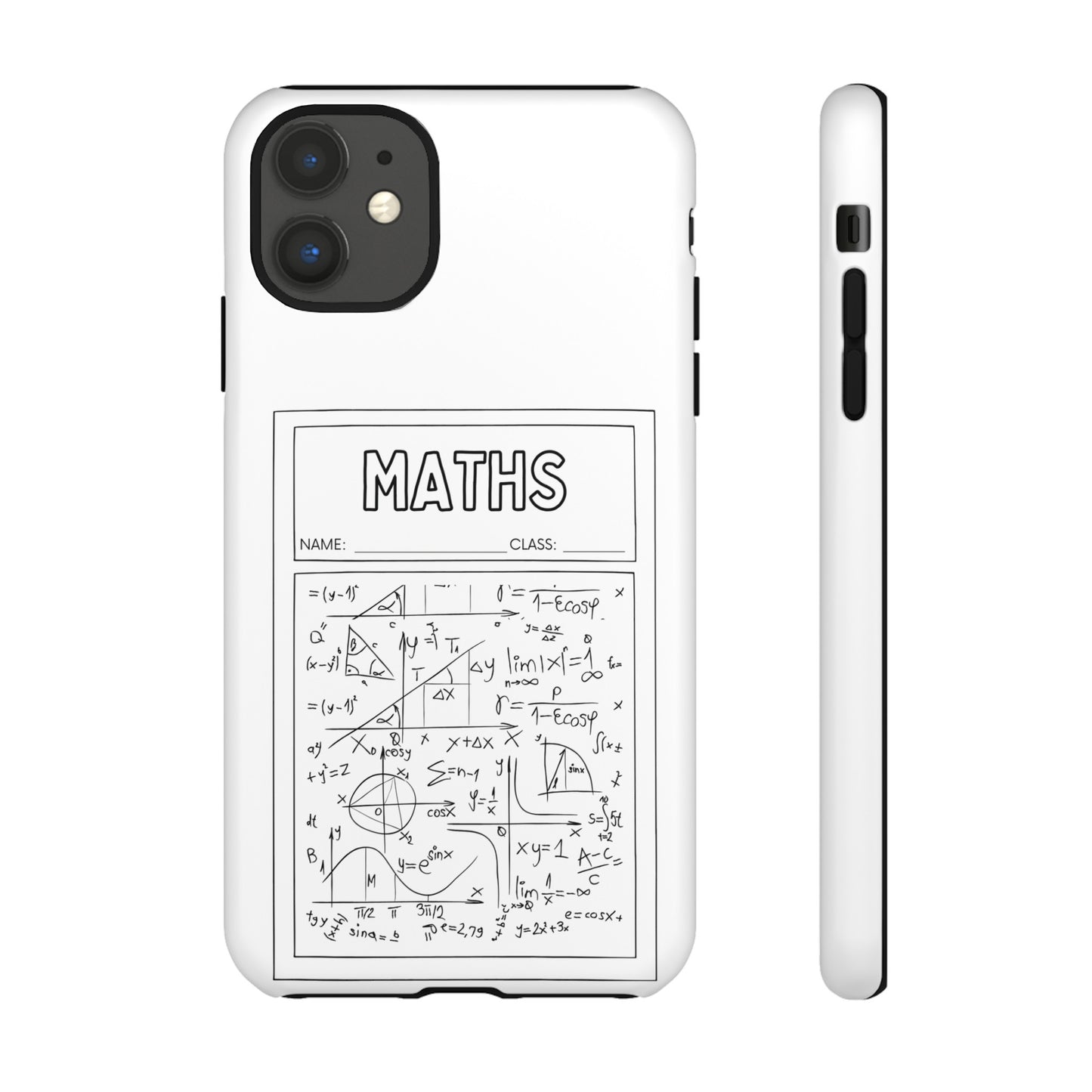 Maths Class Wallpaper Phone Case | iPhone 15 Plus/ Pro, 14, 13, 12| Google Pixel 7, Pro, 5| Samsung Galaxy S23 All Major Phone Models