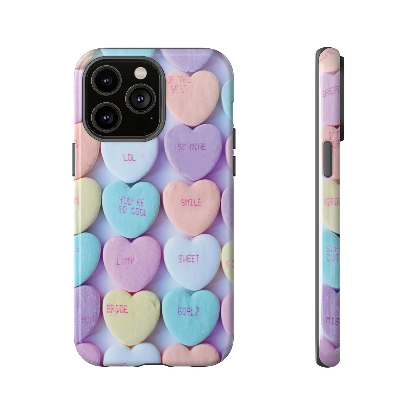 Hearts Valentine's Day Wallpaper Phone Case | iPhone 15 Plus/ Pro, 14, 13, 12| Google Pixel 7, Pro, 5| Samsung Galaxy S23 All Major Phone Models