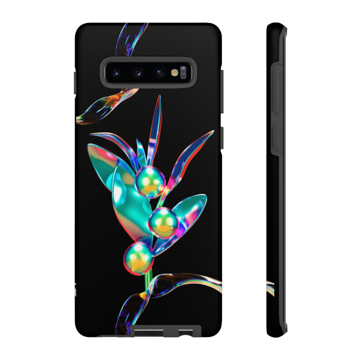 Psychedelic Flower Wallpaper Phone Case | iPhone 15 Plus/ Pro, 14, 13, 12| Google Pixel 7, Pro, 5| Samsung Galaxy S23 All Major Phone Models