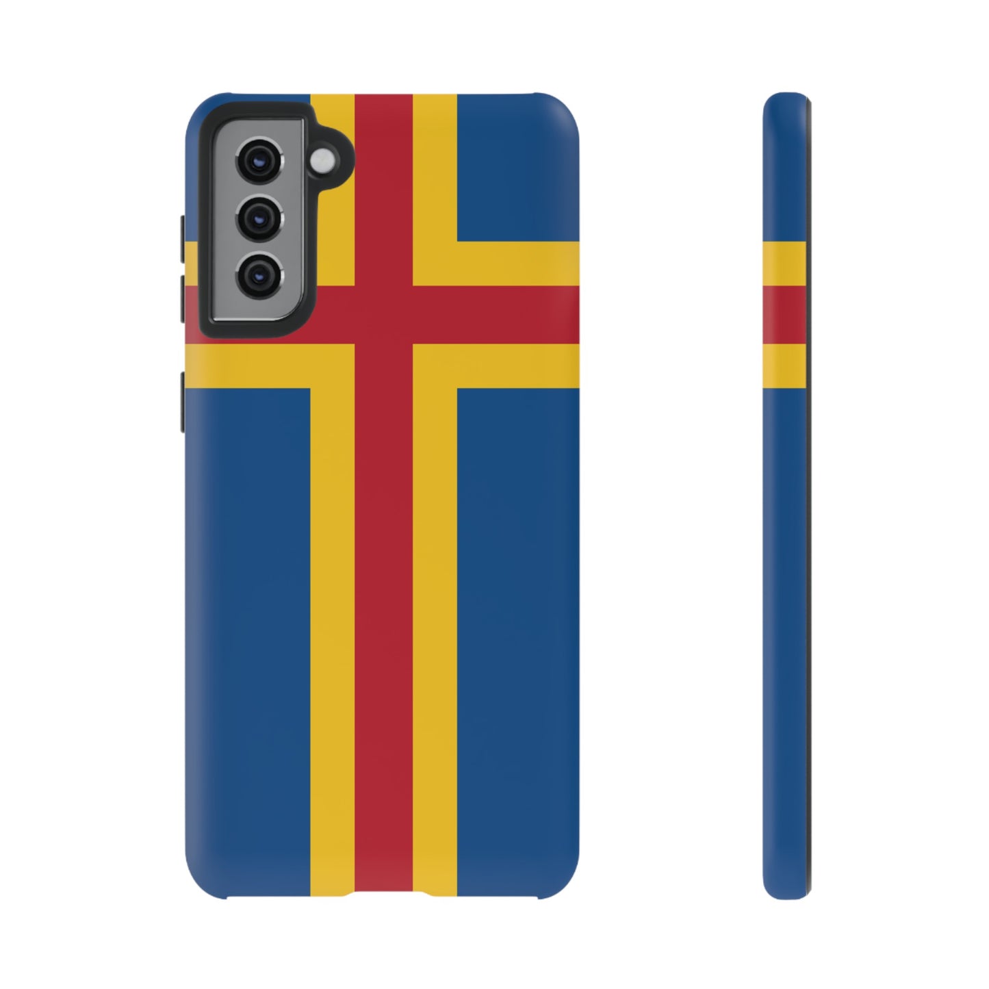 Aland Islands (Finland) Flag Phone Case | iPhone 15 Plus/ Pro, 14, 13, 12| Google Pixel 7, Pro, 5| Samsung Galaxy S23 All Major Phone Models