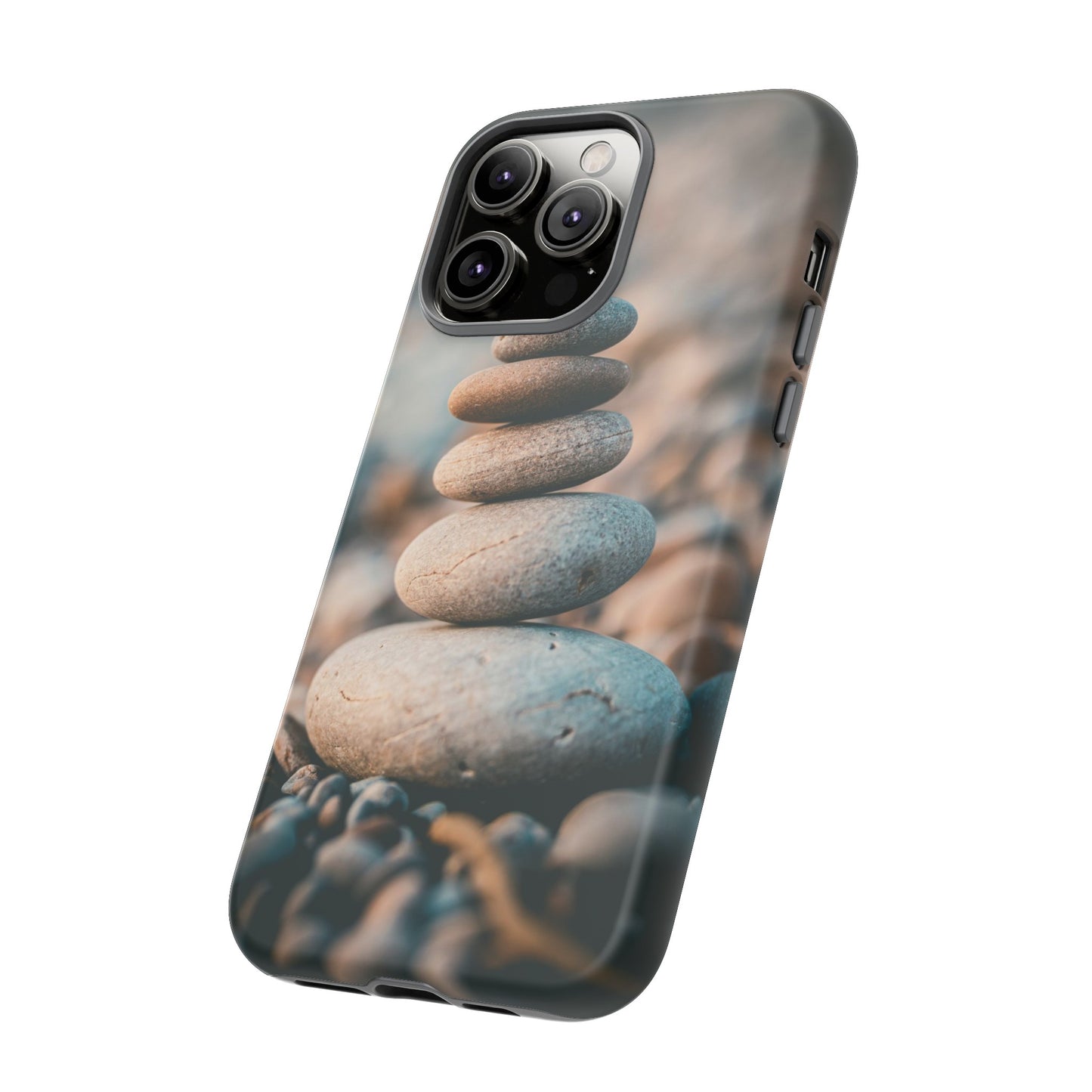 Rock Stack Wallpaper Phone Case | iPhone 15 Plus/ Pro, 14, 13, 12| Google Pixel 7, Pro, 5| Samsung Galaxy S23 All Major Phone Models