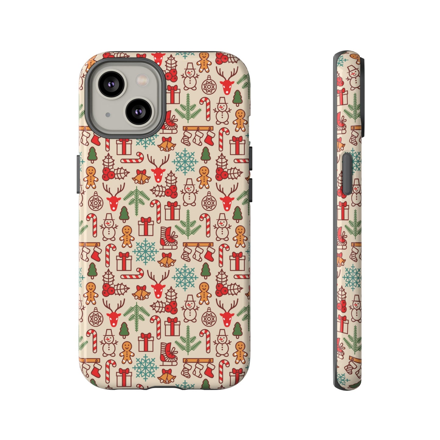 Collage Christmas Wallpaper Phone Case | iPhone 15 Plus/ Pro, 14, 13, 12| Google Pixel 7, Pro, 5| Samsung Galaxy S23 All Major Phone Models