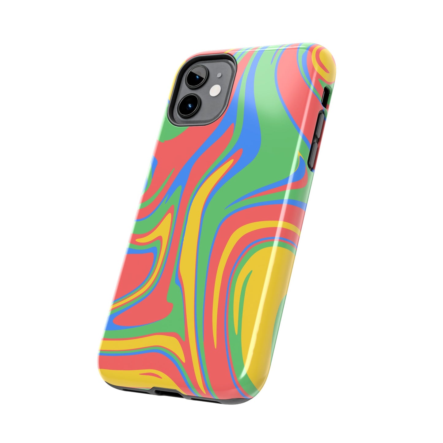 Colourful Marble Phone Case | iPhone 15 Plus/ Pro, 14, 13, 12|