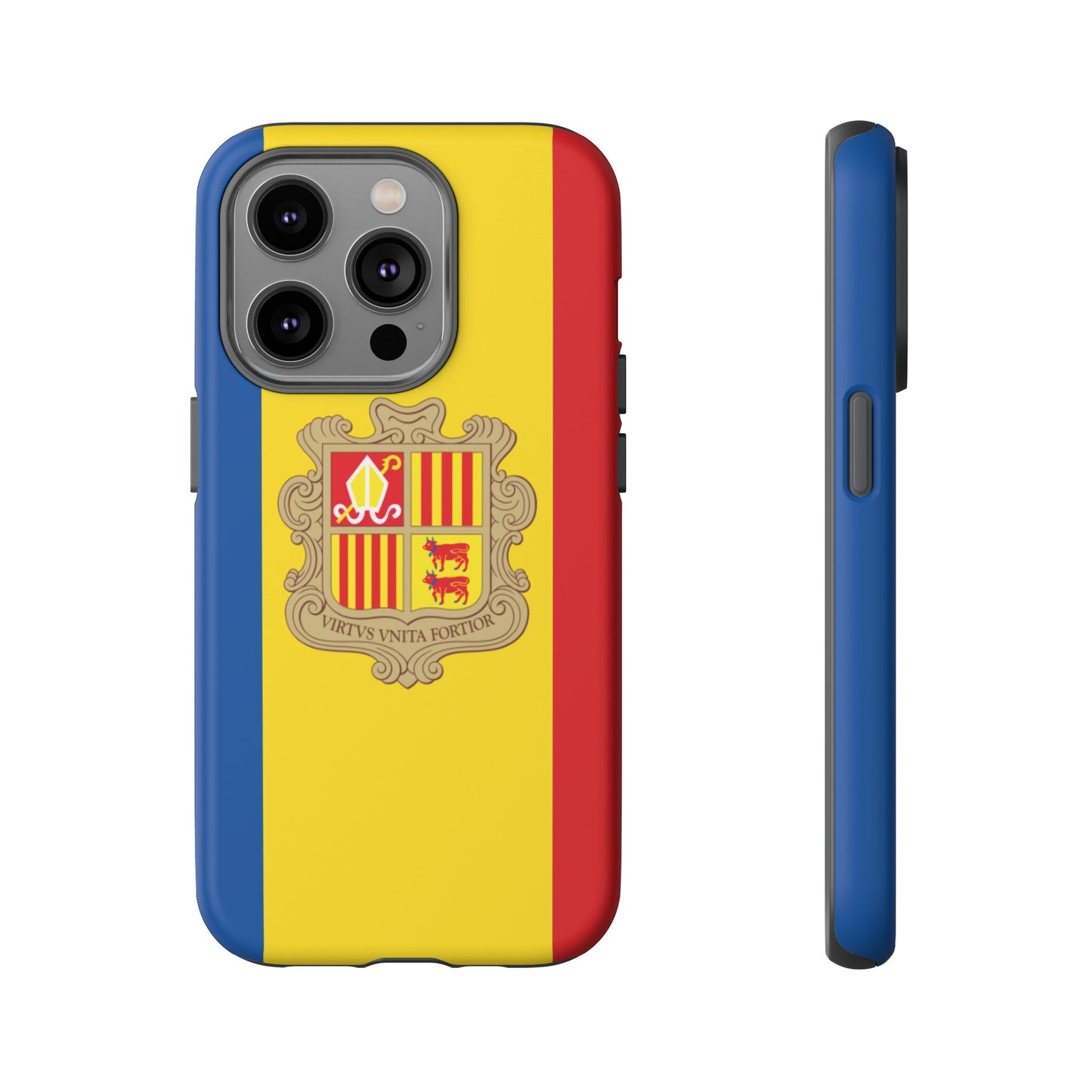 Andorra Flag Phone Case | iPhone 15 Plus/ Pro, 14, 13, 12| Google Pixel 7, Pro, 5| Samsung Galaxy S23 All Major Phone Models