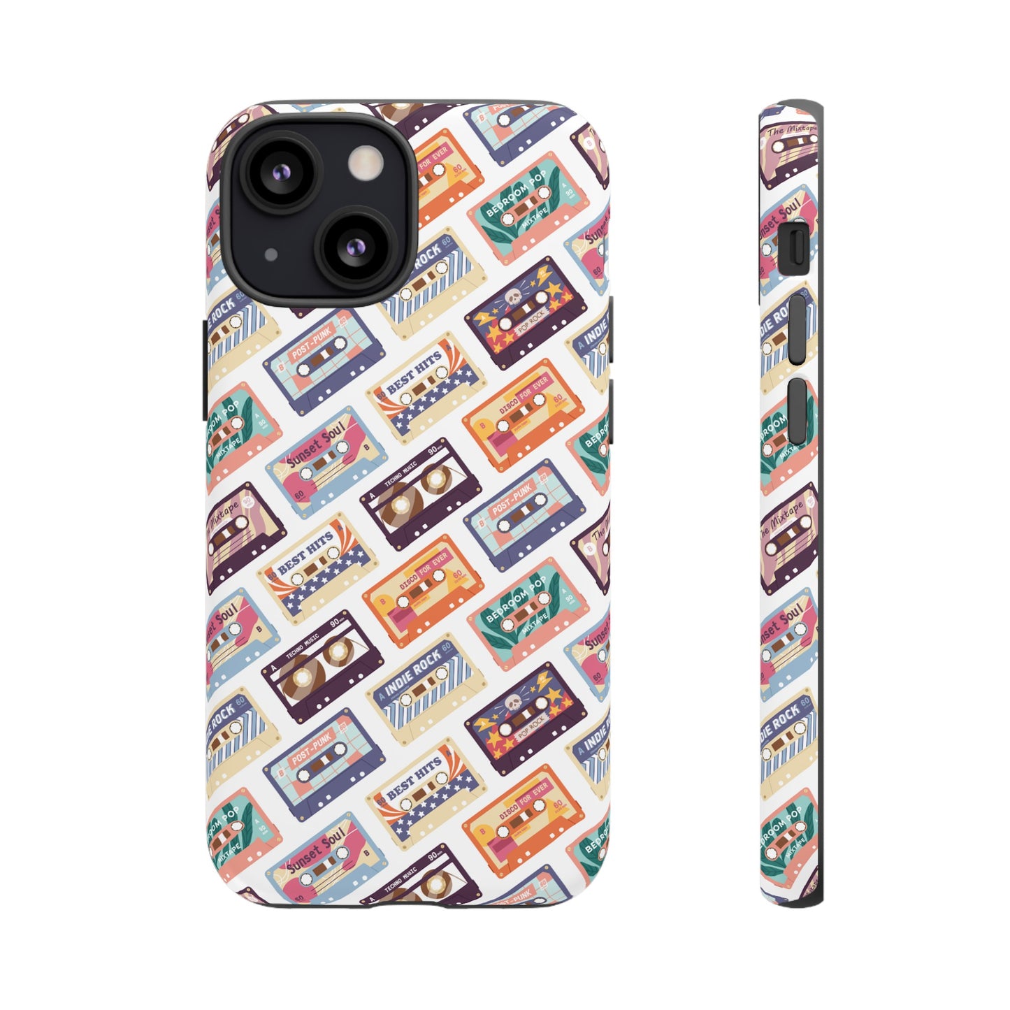 Retro Cassettes Phone Case | iPhone 15 Plus/ Pro, 14, 13, 12| Google Pixel 7, Pro, 5| Samsung Galaxy S23 All Major Phone Models