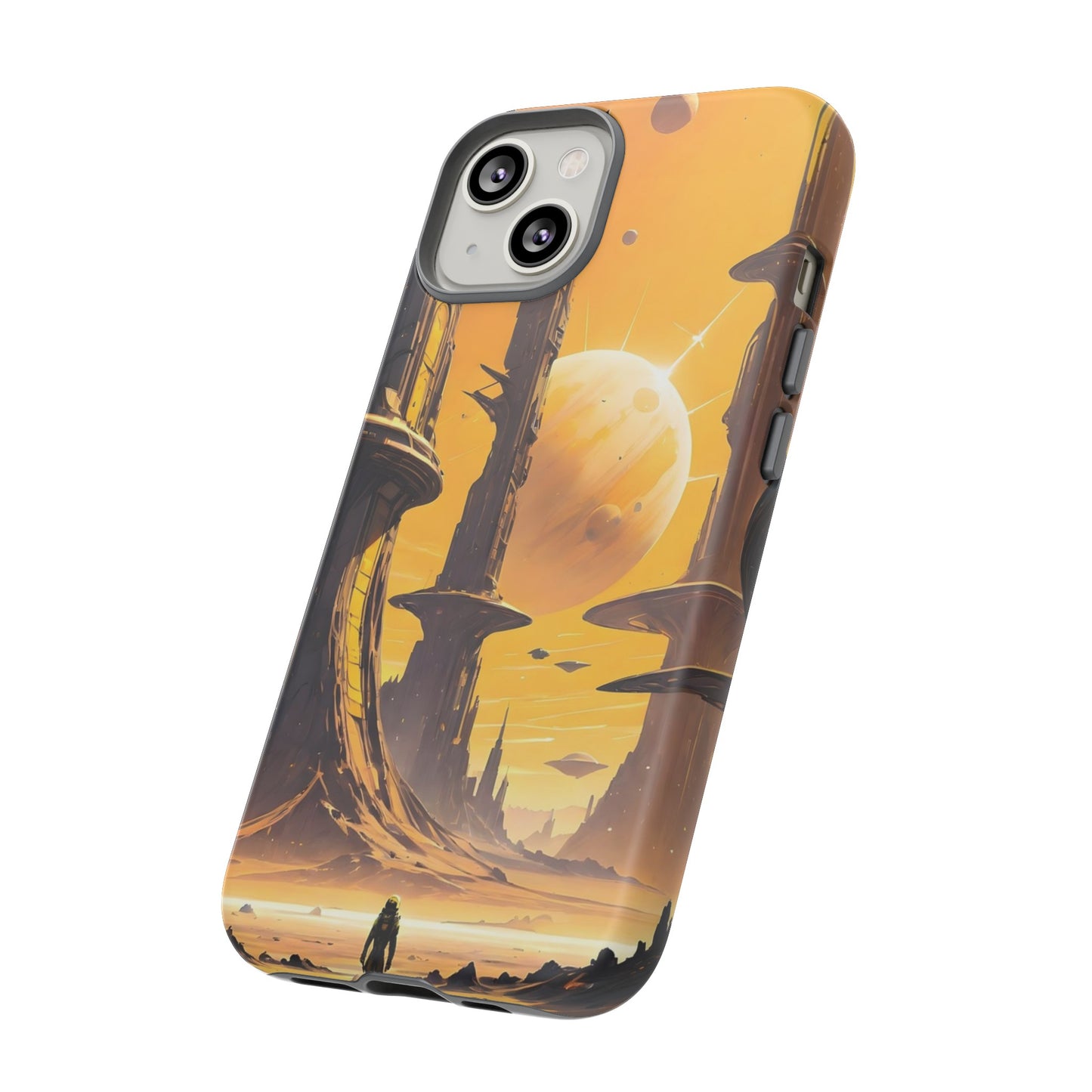 Distant Planets Sci Fi Wallpaper Phone Case | iPhone 15 Plus/ Pro, 14, 13, 12| Google Pixel 7, Pro, 5| Samsung Galaxy S23 All Major Phone Models