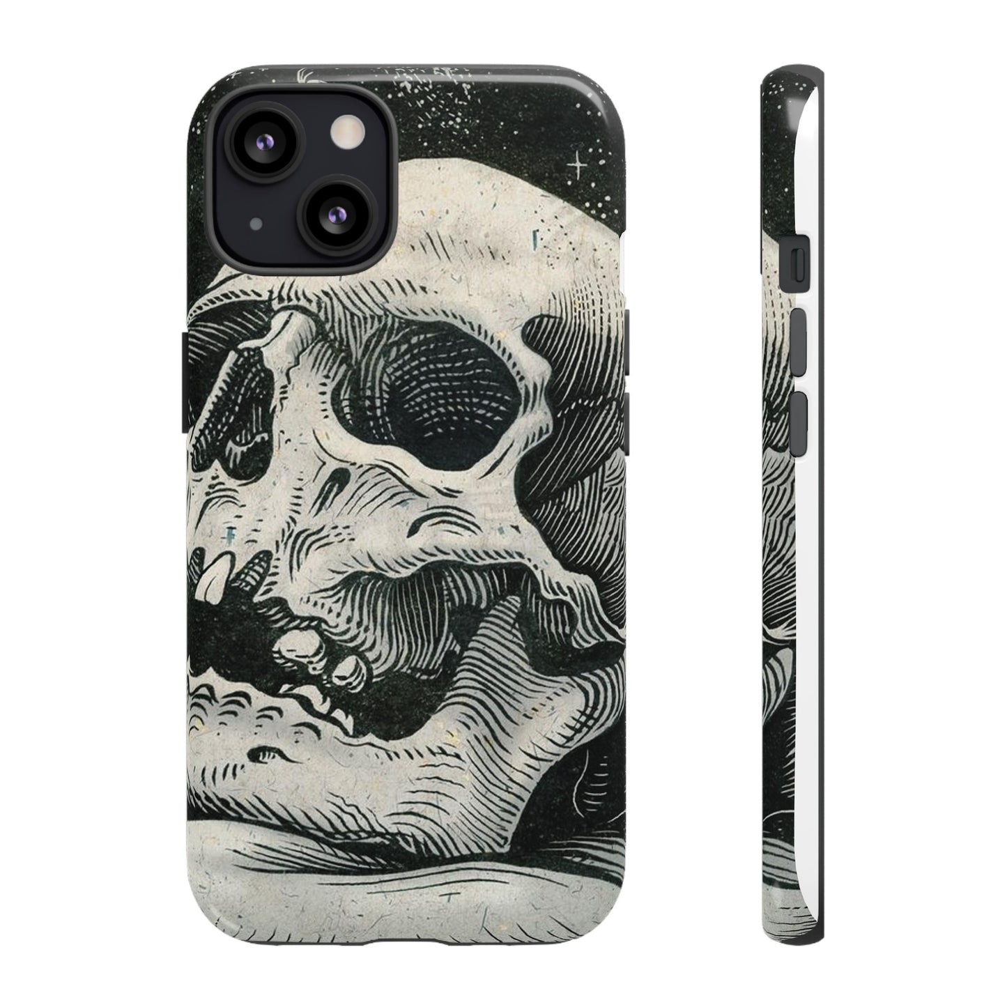 Skull Wallpaper Phone Case | iPhone 15 Plus/ Pro, 14, 13, 12| Google Pixel 7, Pro, 5| Samsung Galaxy S23 All Major Phone Models